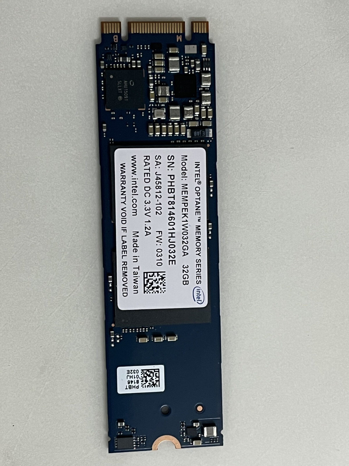 Intel Optane Memory 32 GB SSD M10 MEMPEK1W032GA M.2 2280 PCIe 3.0 3D Xpoint NVMe