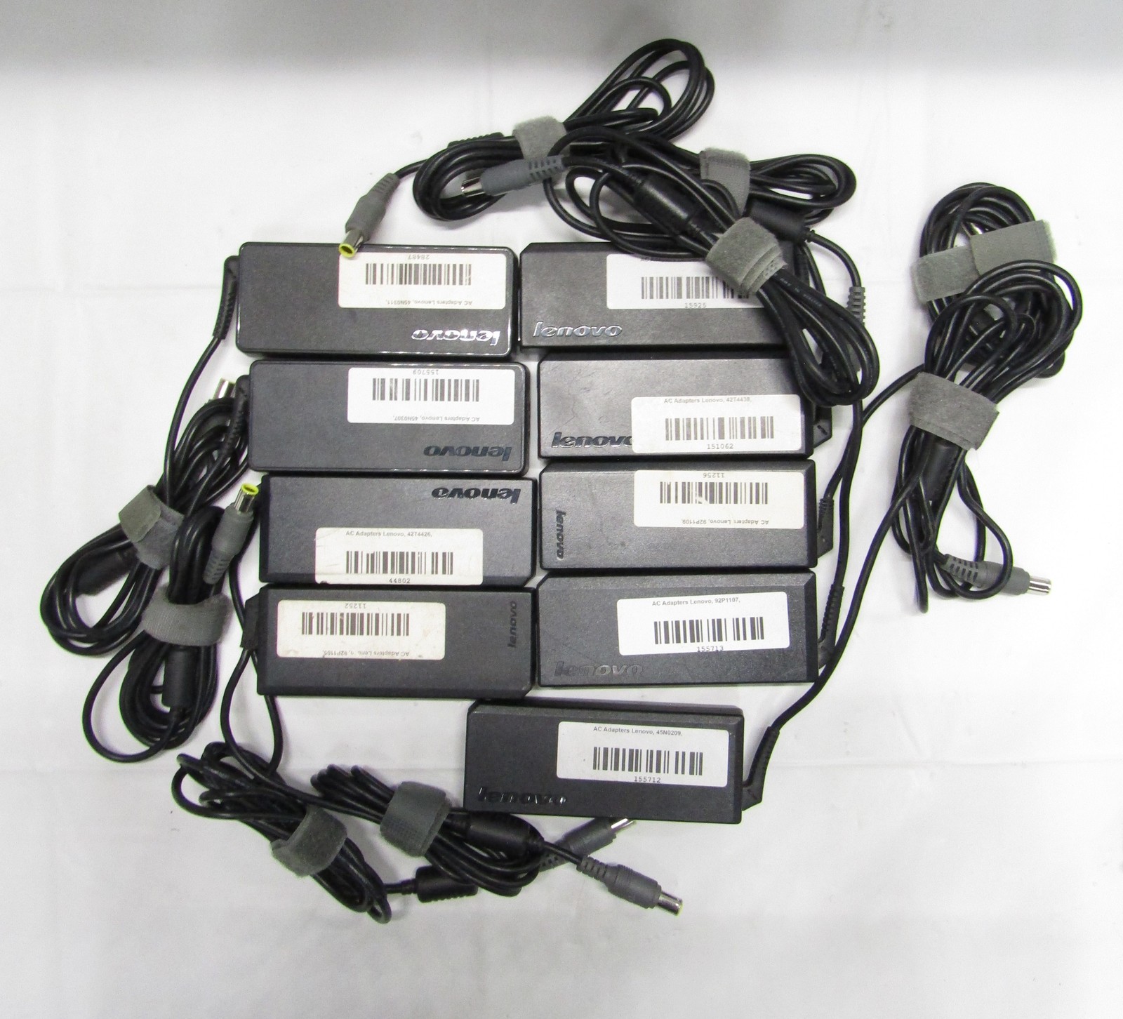 Lot of 31 Genuine OEM Lenovo Mixed Model 90W 20V 4.5A Big Barrel Laptop Charger