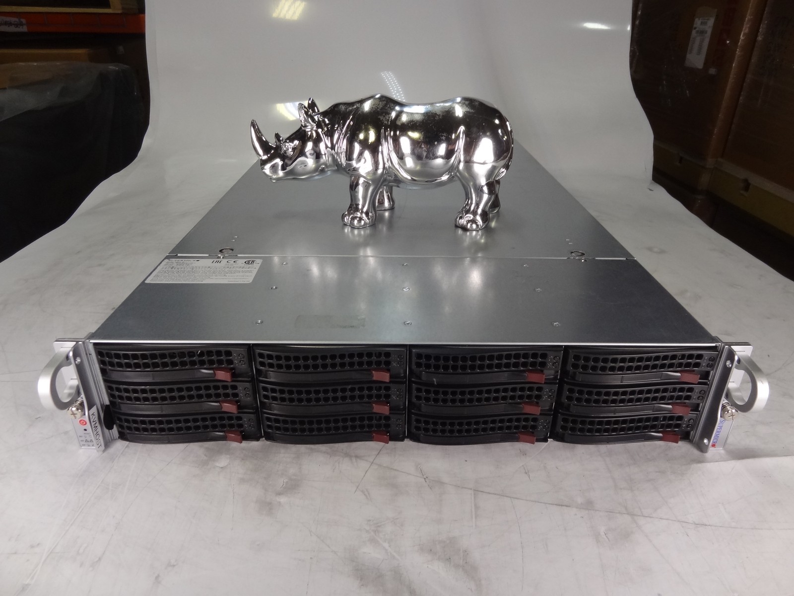 SuperMicro 6028U-TRT+ 2U LFF Server w/ 12x Trays, X10DRU-i+, Dual PSU