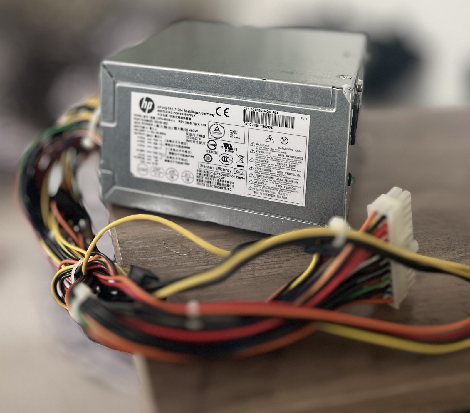 HP Pavilion HQ- TRE 7100A 480W Desktop Switching Power Supply 633187-002 Tested