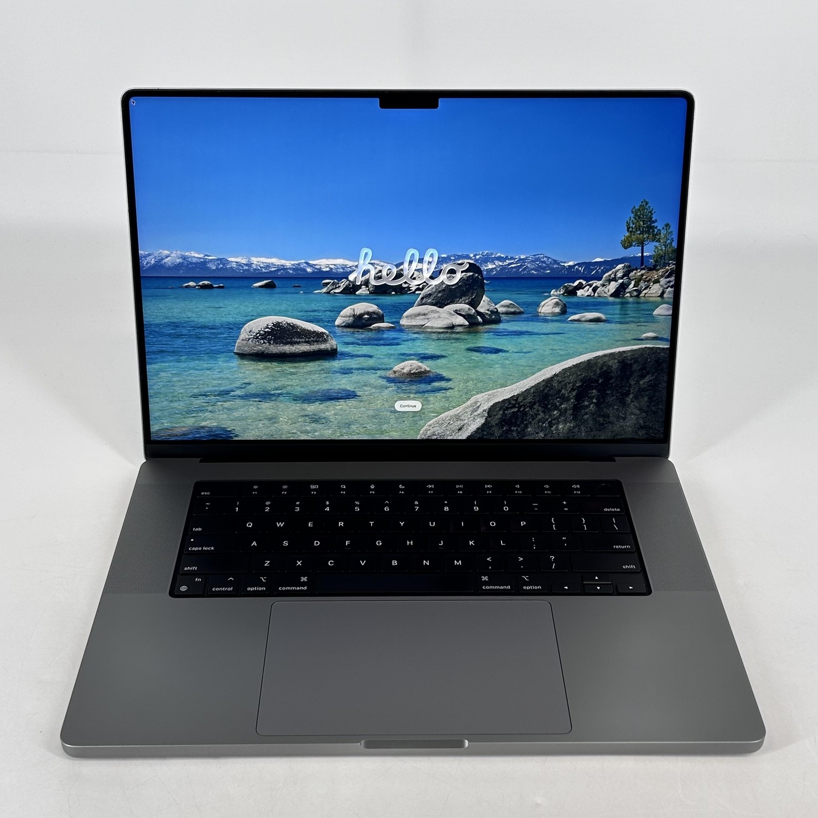 MacBook Pro 16 Space Gray 2021 3.2 GHz M1 Max 10-Core CPU 24-Core GPU 64GB 2TB