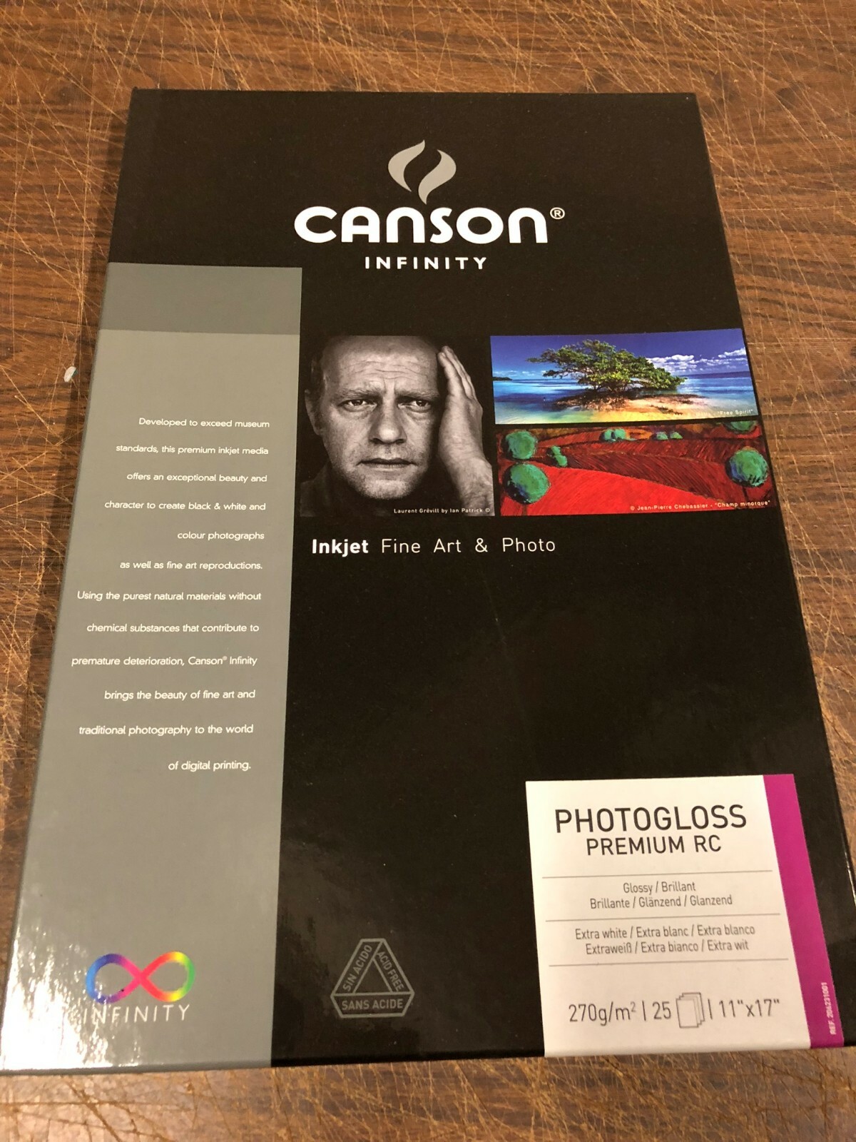 Canson Photo Gloss Premium RC Inkjet Paper 270gsm 11″x17″-25 sheets Epson Canon