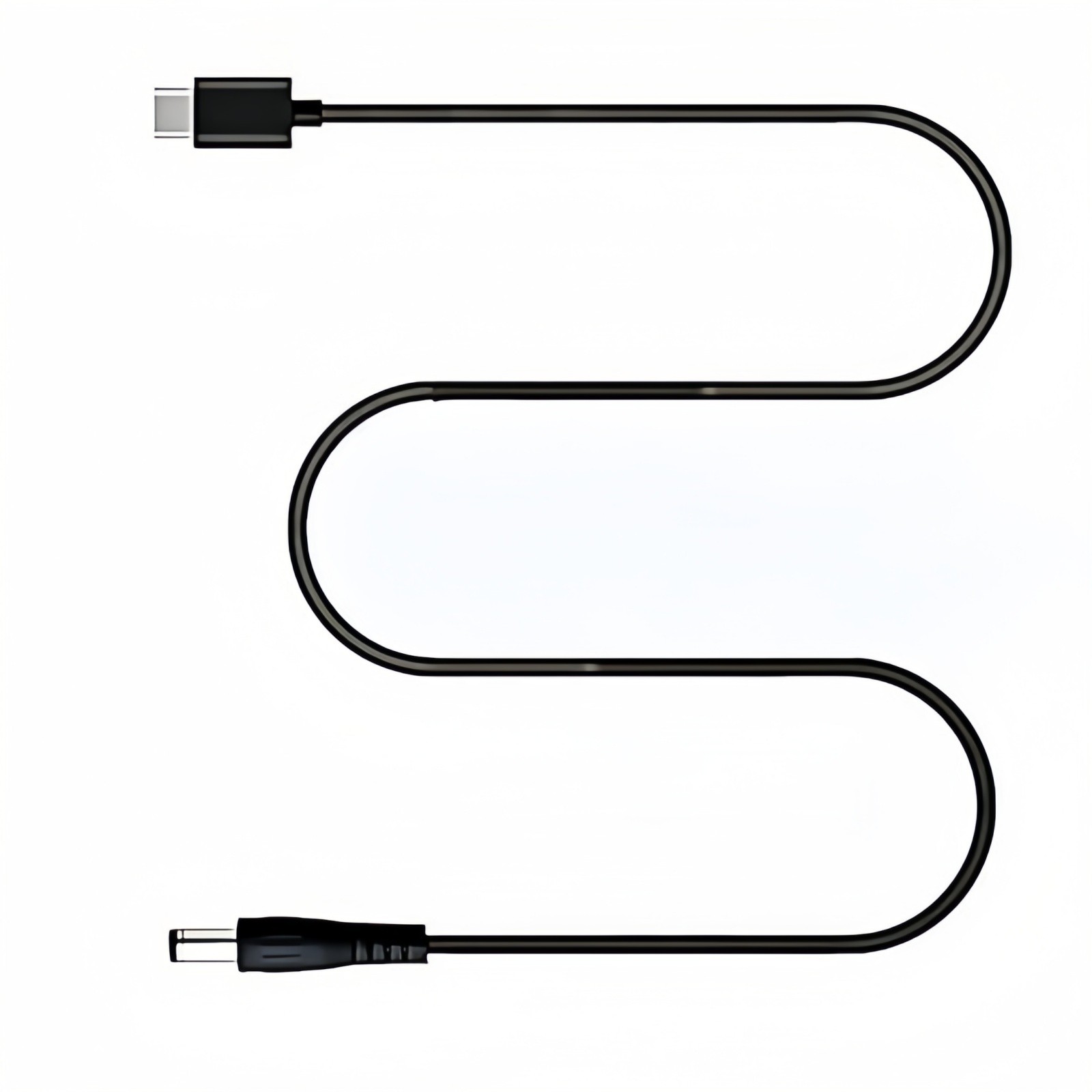 USB Type-C to 12V DC 5.5mm*2.5mm Adapter Cable 1m 39.37inches PD Charger Cord US