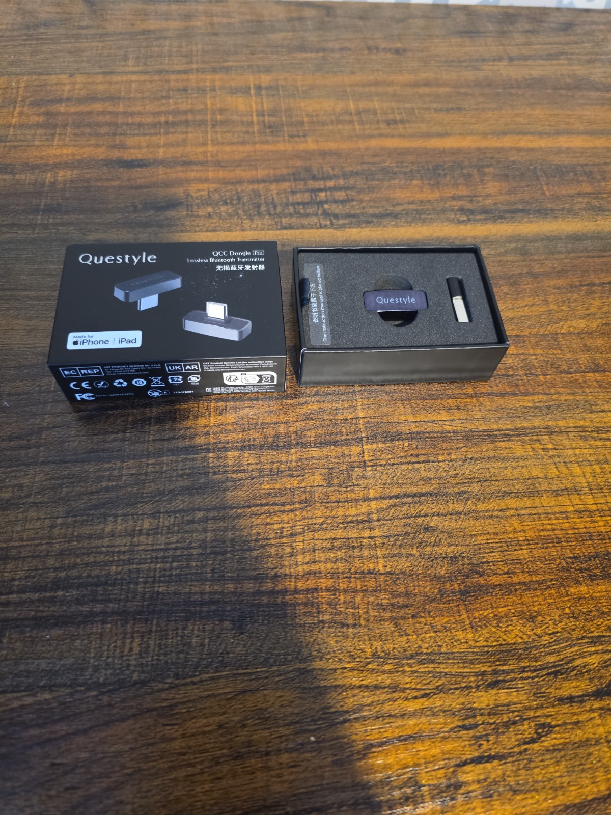 Questyle QCC Dongle Pro – MFi Certified USB-C Bluetooth Audio Adapter with LDAC