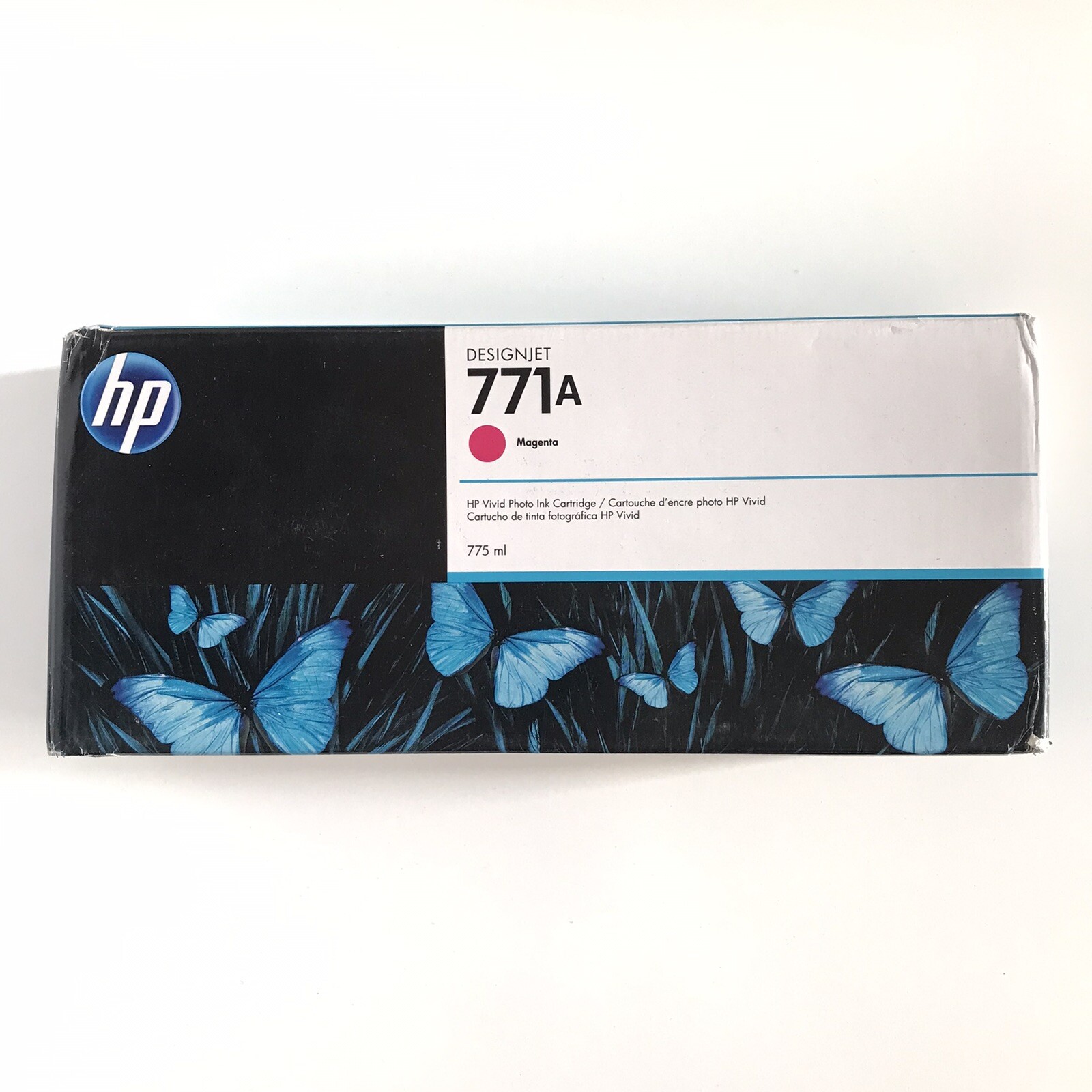 12/2022 HP #771A Magenta 775ml Cartridge B6Y17A DESIGNJET Z6200 FACTORY SEALED