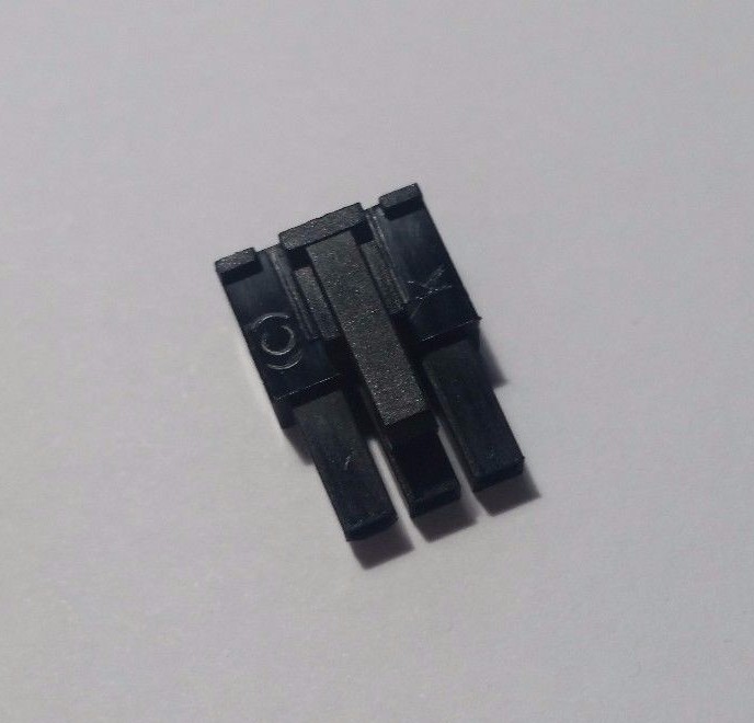 3 pin black Female EPS connector (multiple quantities) for power supply (PSU)