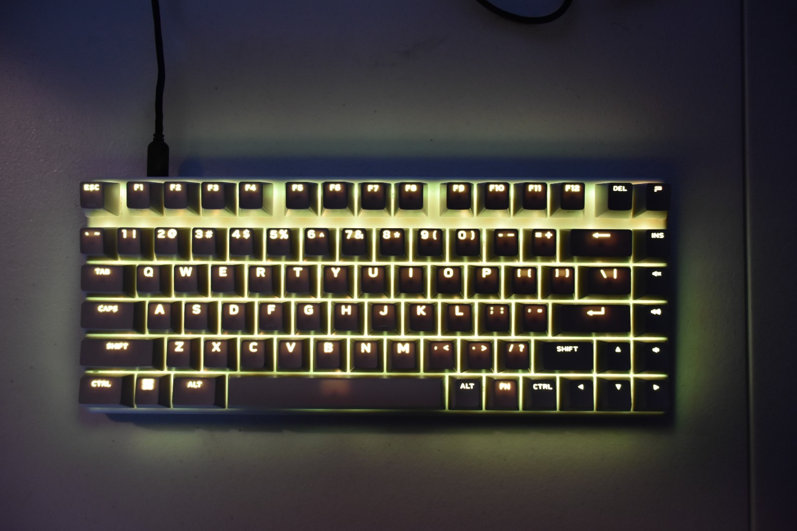 Alienware PRO-KB 75% RGB Wireless Gaming Keyboard Bluetooth 2.4GHz Dongle