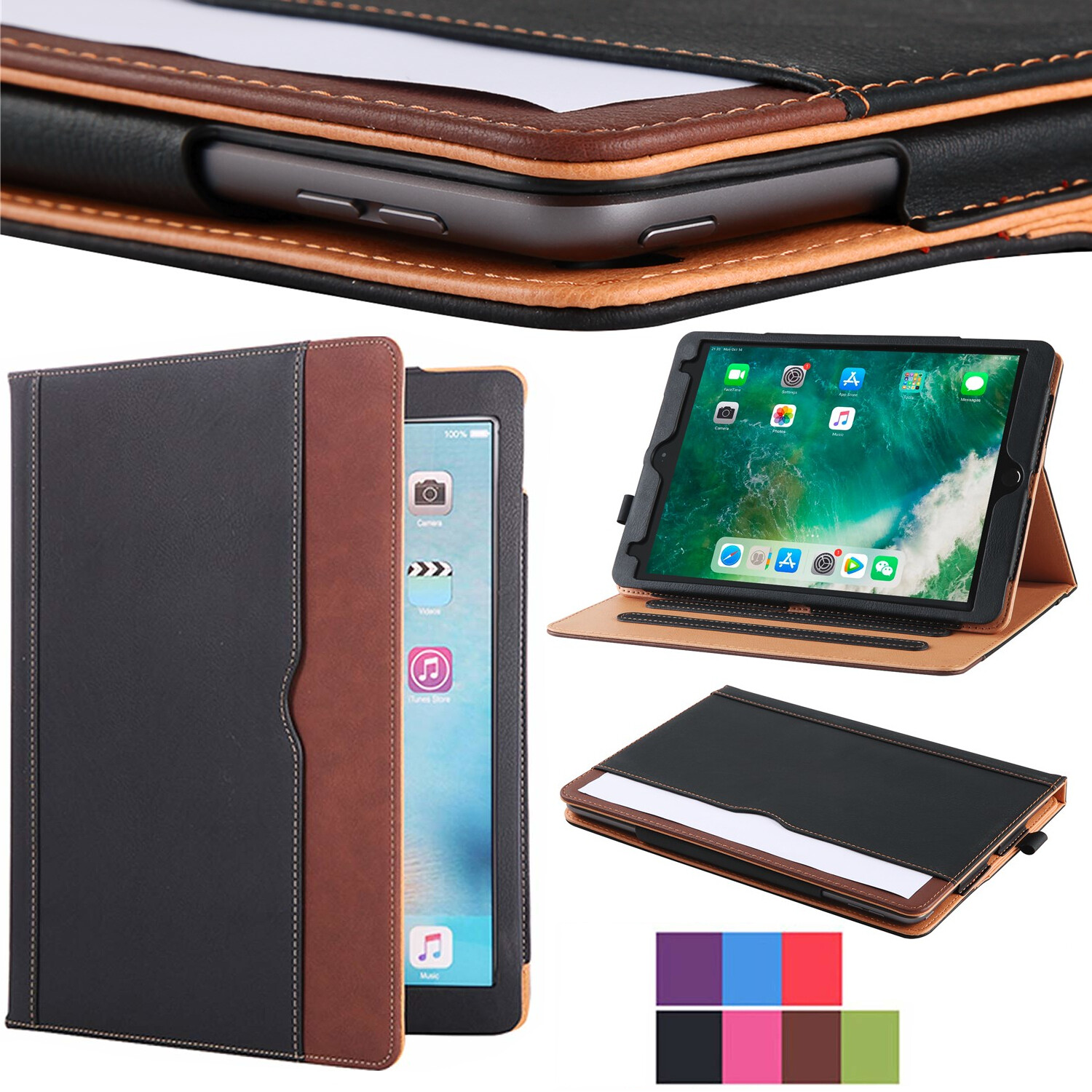 2020 Apple iPad Case 7th Generation 10.2″ Soft Leather Smart Cover Wallet Folio