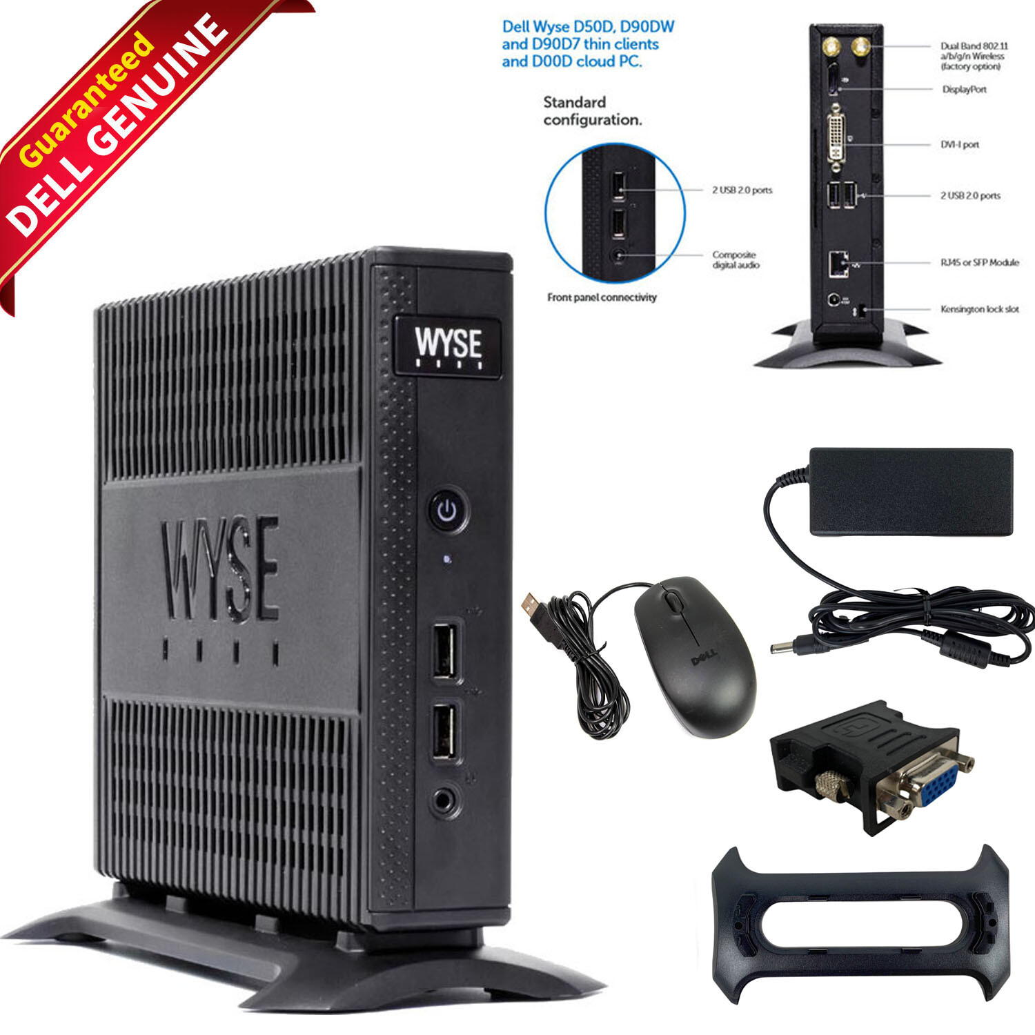 Dell Wyse 5010 Thin Client AMD G-T48E 2GB RM 2GB SSD THINOS 8.3 012 5N1YP-SP-AAA