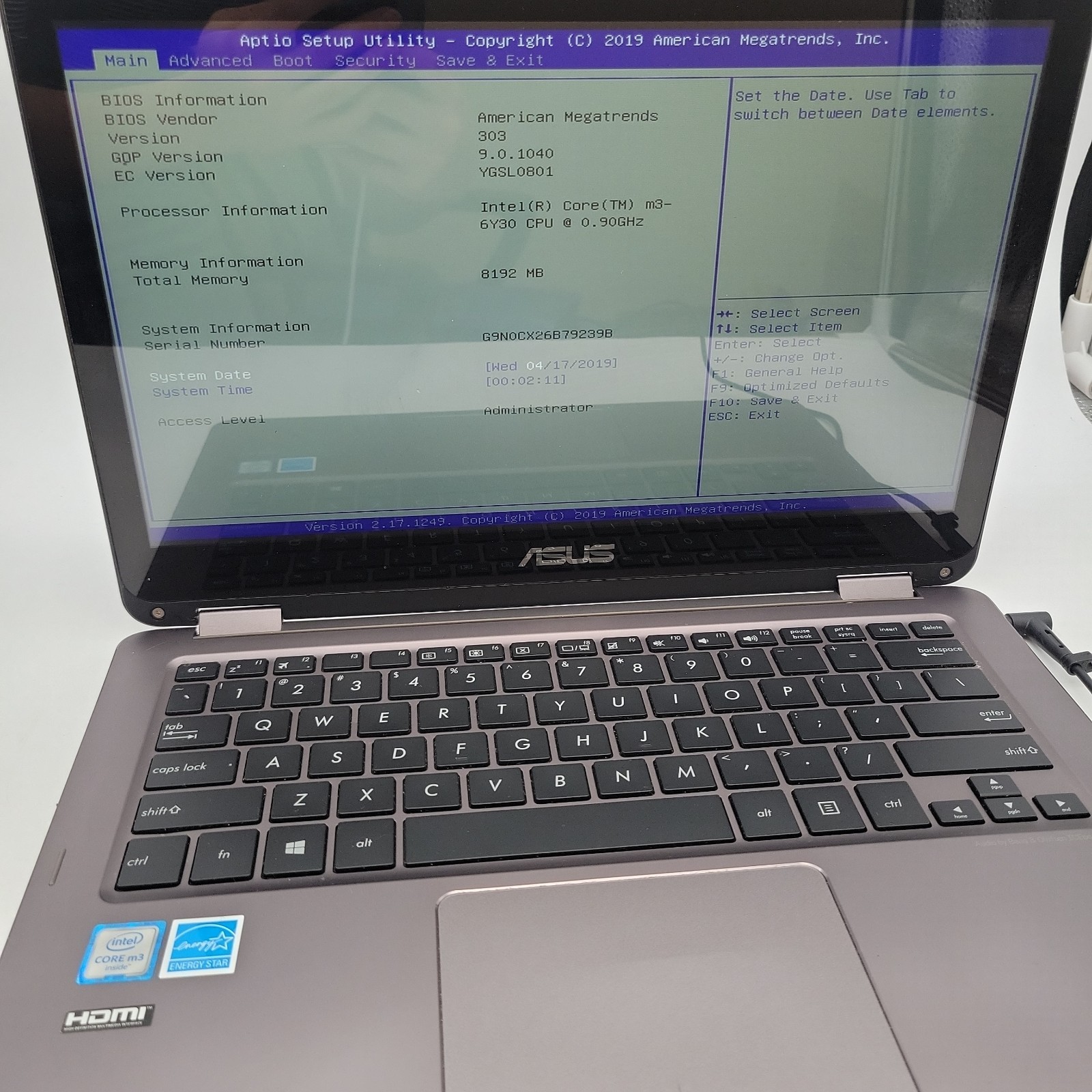 Asus VivoBook TP401M L181