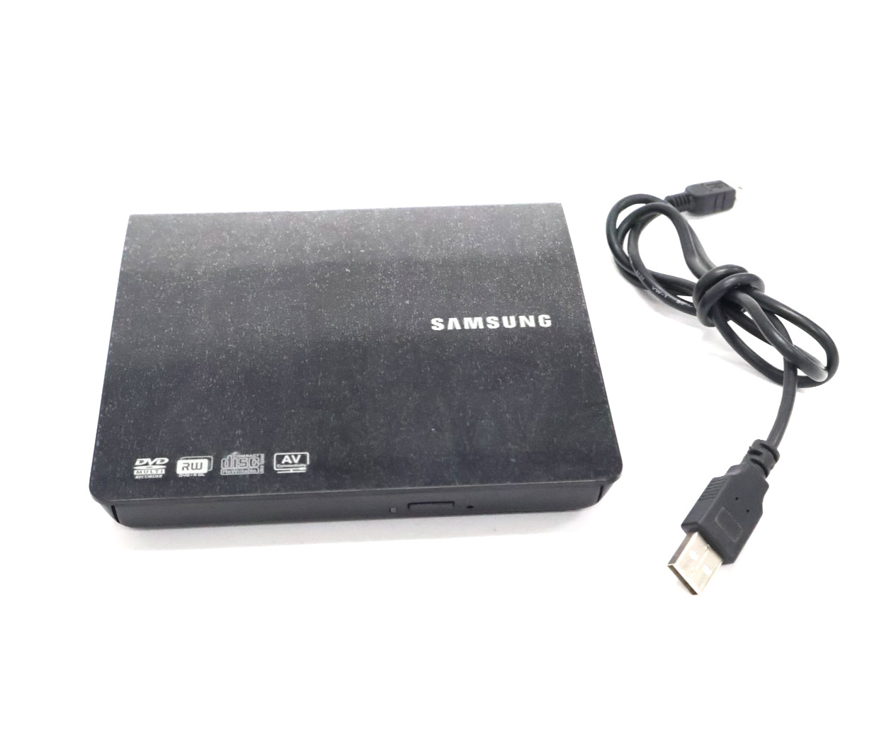 Samsung SE-208 Portable External USB DVD Writer Drive Black w/Cable