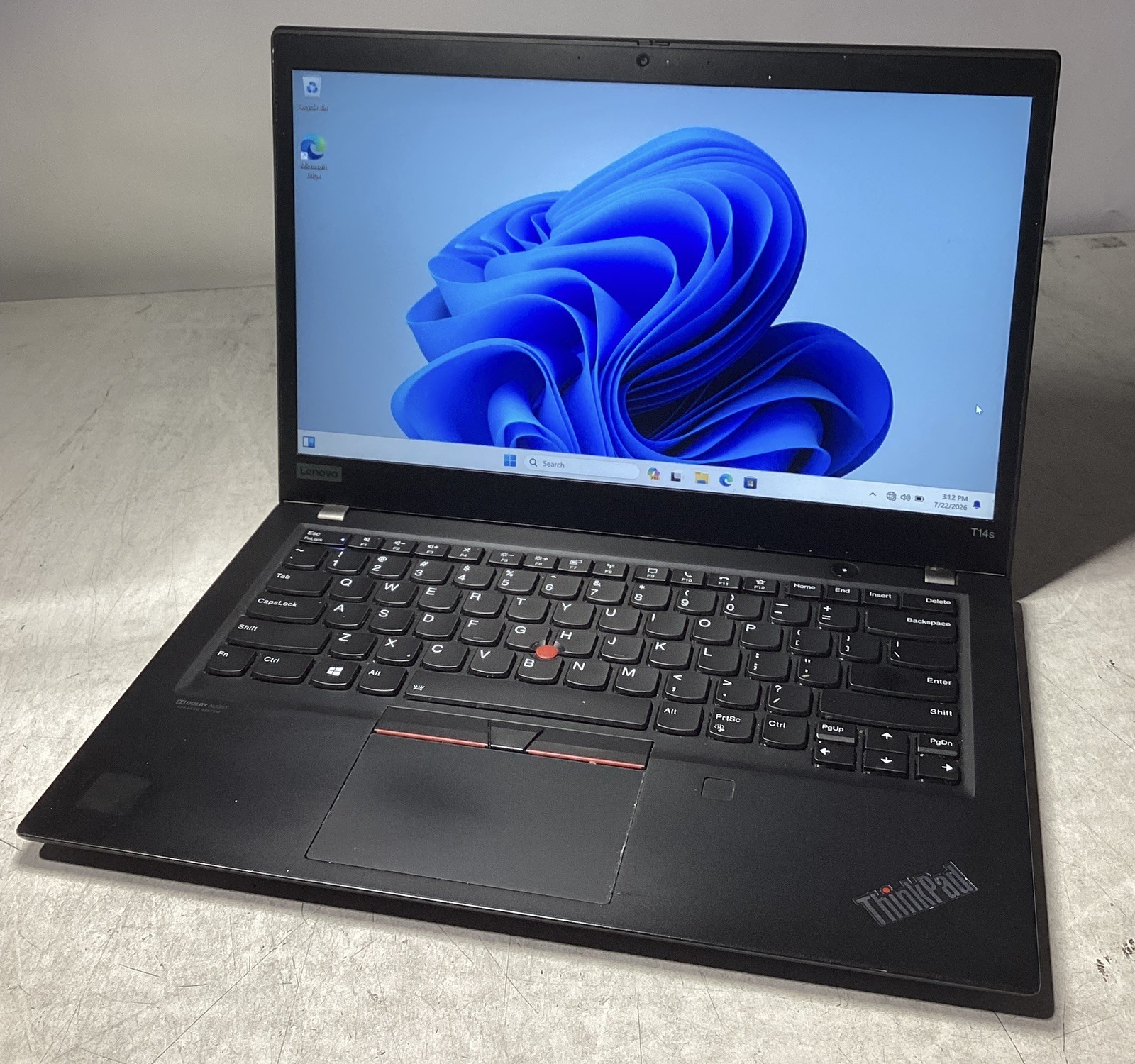 Lenovo ThinkPad T14s Gen 1 14″ Intel i7-10510U @ 1.80GHz 16GB RAM 512GB SSD