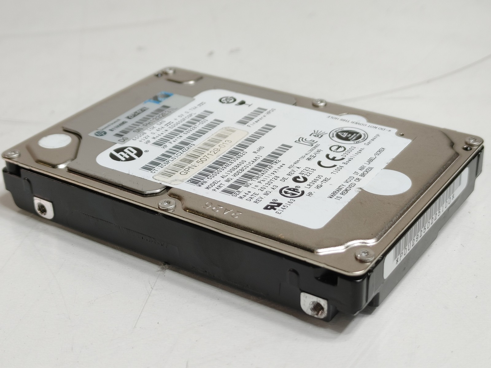 Lot of 5 Toshiba HP AL13SEB600 600 GB SAS 2 2.5 in 10K Enterprise Hard Drive