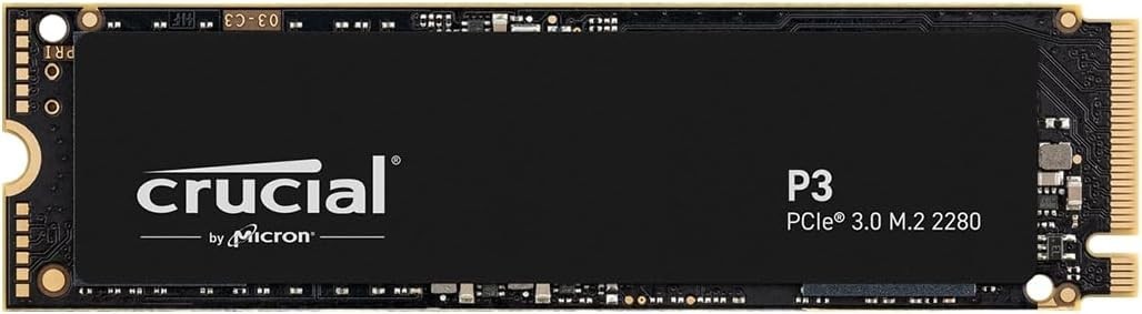 Crucial P3 4TB M.2 2280 PCIe 3.0 x4 NVMe 3D NAND SSD up to 3500MB/s CT4000P3SSD8