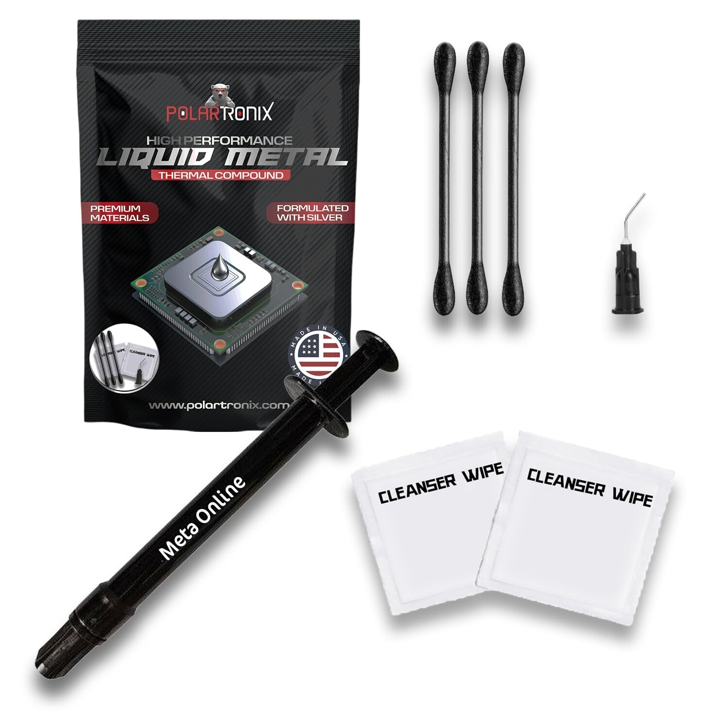 1.5 Grams Liquid metal thermal paste for PS5 – PC- GPU 130W/m’K Made in USA