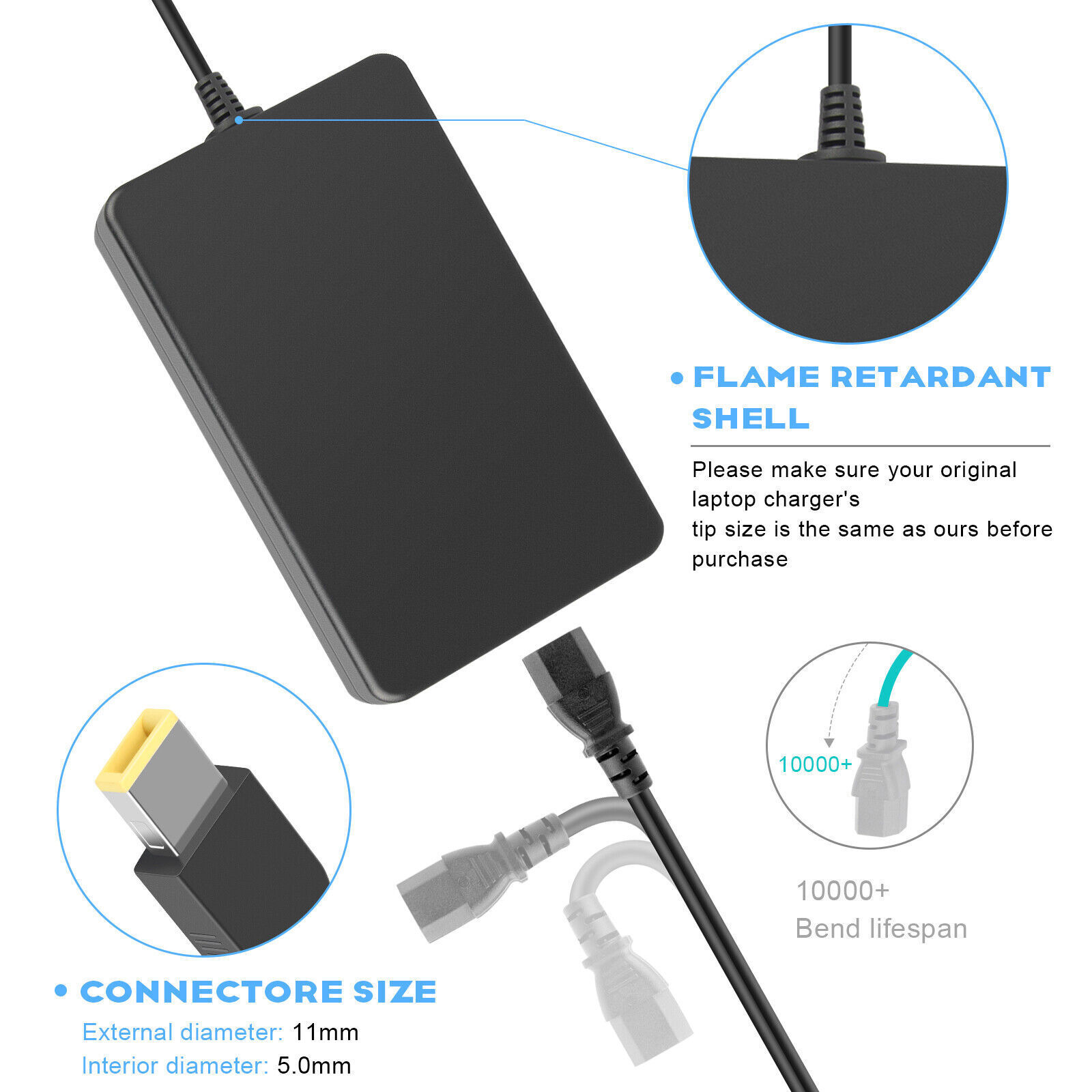 230W Power Adapter Charger For Lenovo Legion 5 7 5P C7 S7 Y540 Y545 ADL230NDC3A
