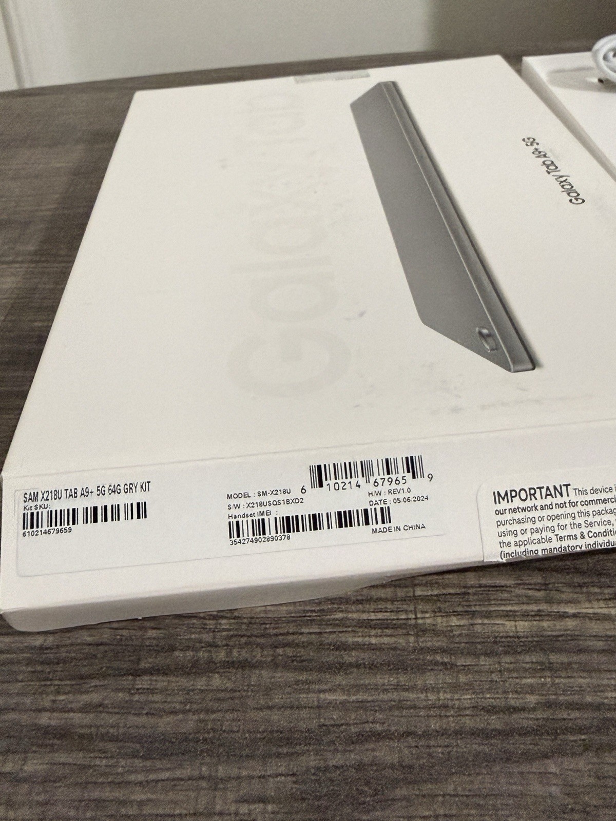 Samsung Galaxy Tab A9+ Plus 5G – X218U – 11″ 64GB Graphite (Unlocked)