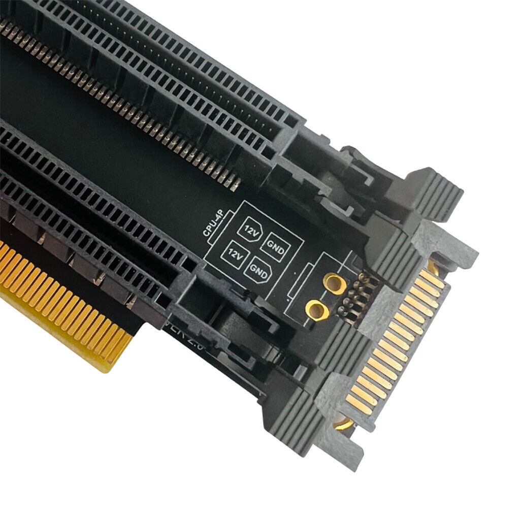 PCI-Express 4.0 x16 1 to 2 Expansion Card Gen4 Gen3 Split Card PCIe-x16