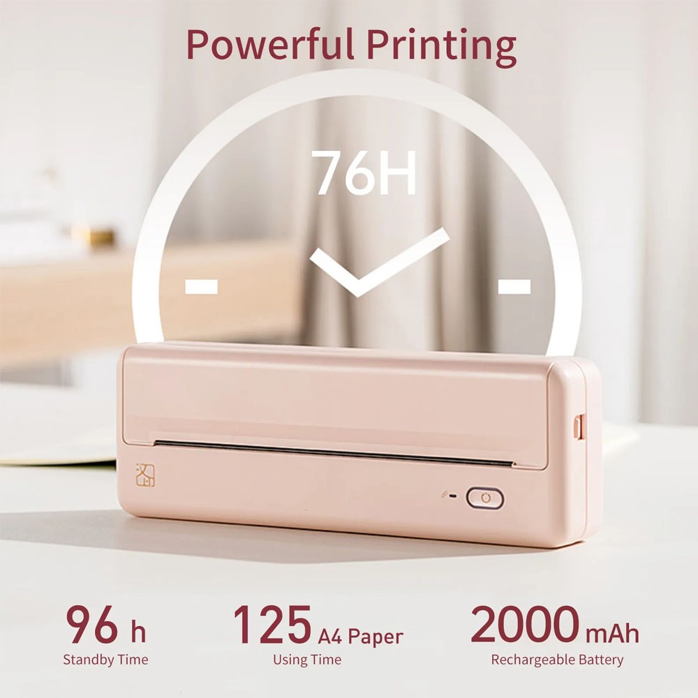 HPRT MT810 Portable Thermal Printer Bluetooth Wireless for Travel Mobile Office