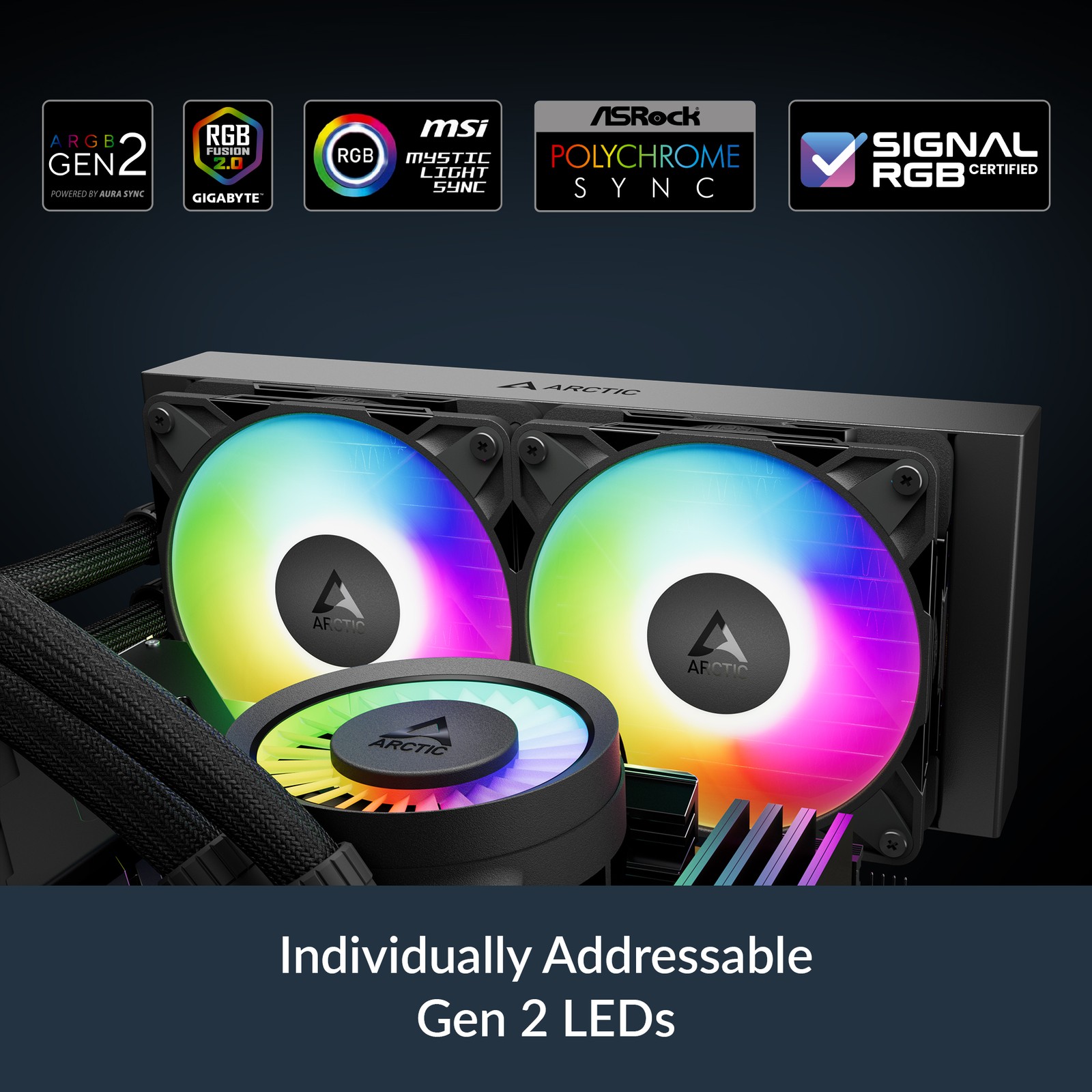 ARCTIC Liquid Freezer III Pro 280 A-RGB black PC Water Cooler AIO Cooling CPU