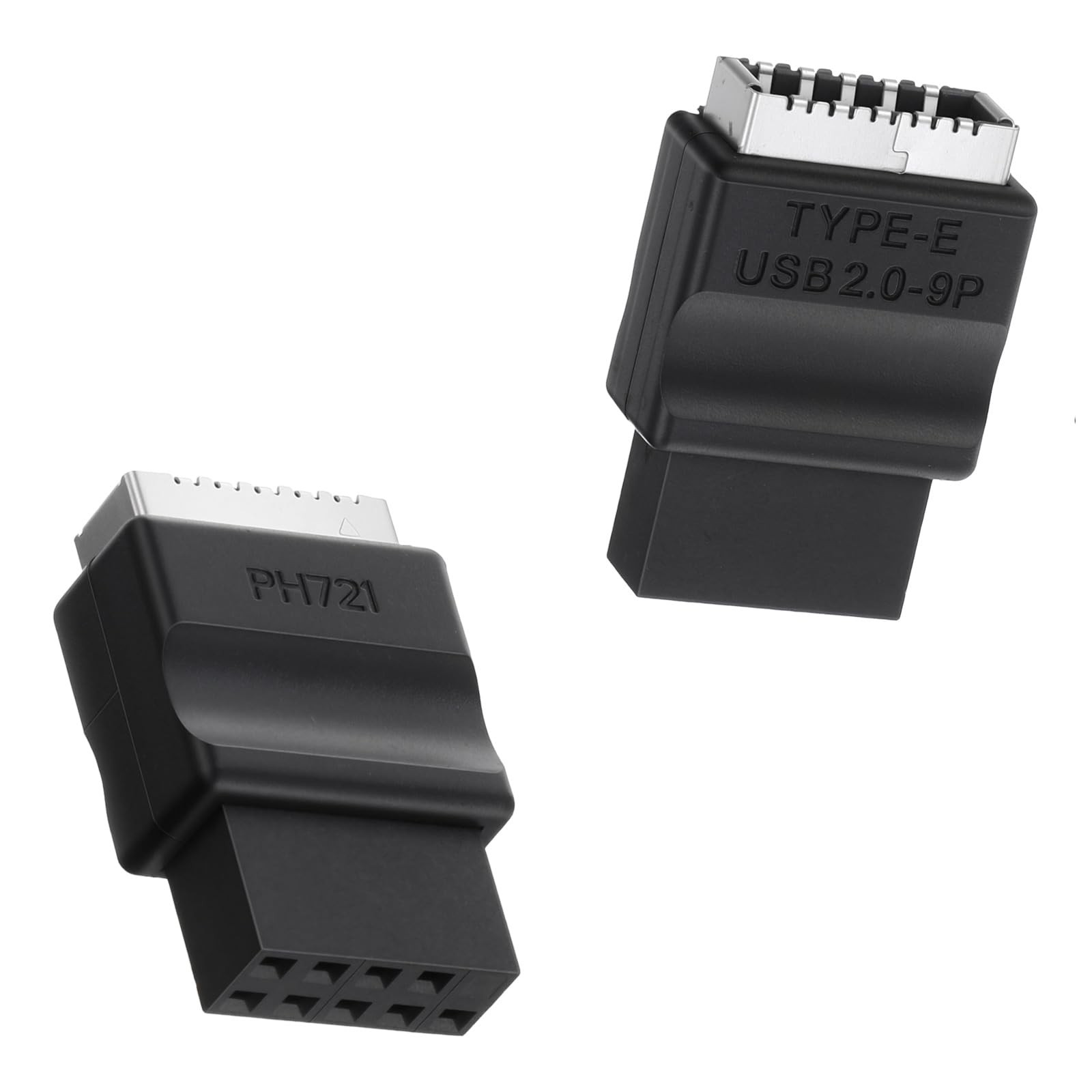 USB 2.0 to USB 3.2 Gen 1 Type-E Header Adapter, 9Pin Male to A-Key Female Con…
