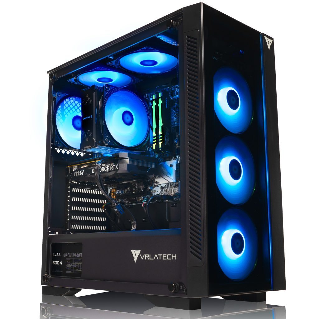 VRLA Tech Apollo Gaming PC | GeForce RTX 4060 Ryzen 5 5600X 16GB DDR4 RGB