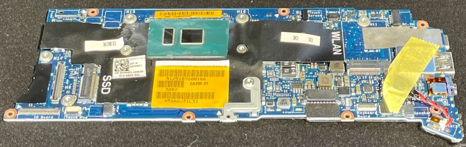 Dell XPS 13 9360 Motherboard i7 – 7500U @ @ 2.7GHz / Intel HD620 Graphics /VMMP2
