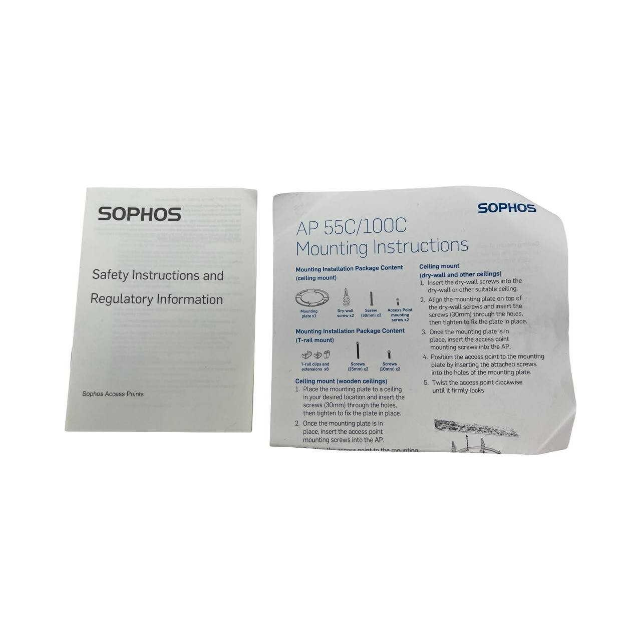 SOPHOS AP 55C Wireless AP Sophos AP 55C 802.11ac Dual Band/Radio AP UK #18A