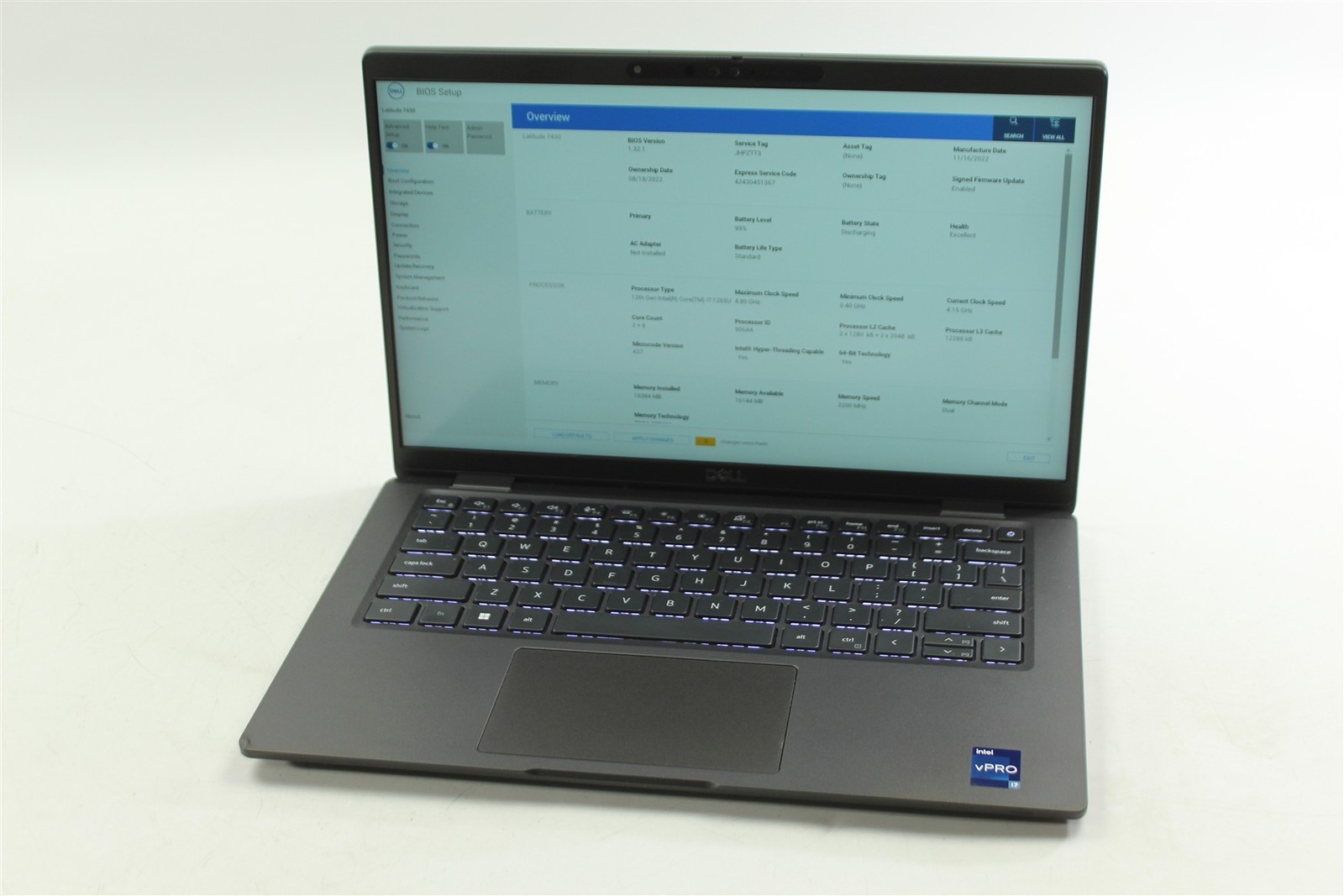 Dell Latitude 7430 14″ FHD Touch i7-1265U 1.8GHz 256GB SSD 16GB RAM W11P