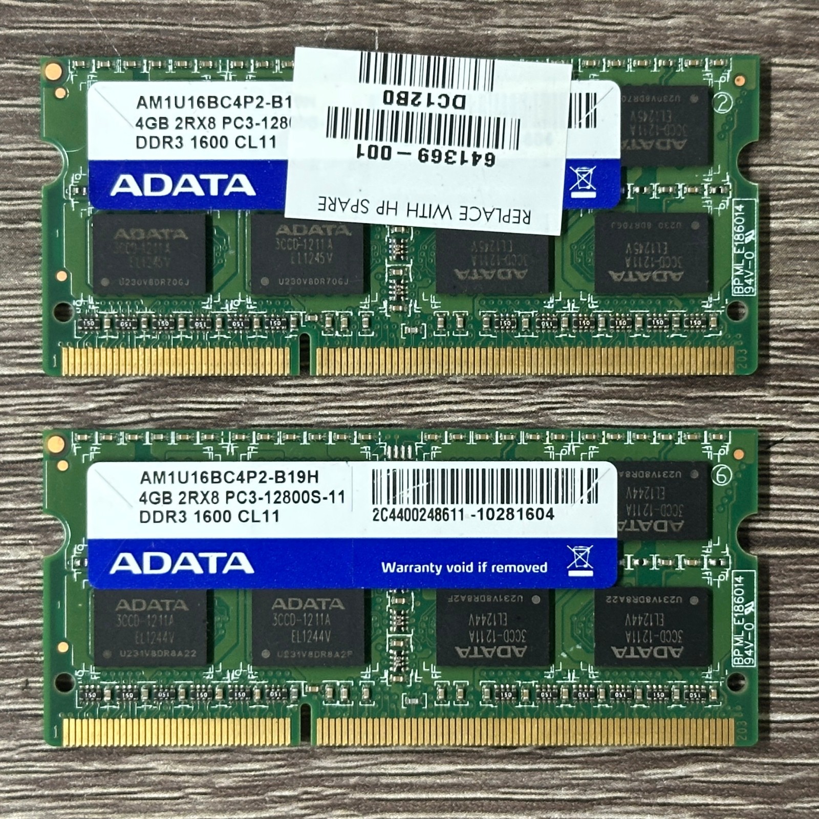 2x 4GB DDR3 1600 MHz / 1333 MHz PC3 SODIMM Laptop RAM Units – 8GB (Mixed Brand)