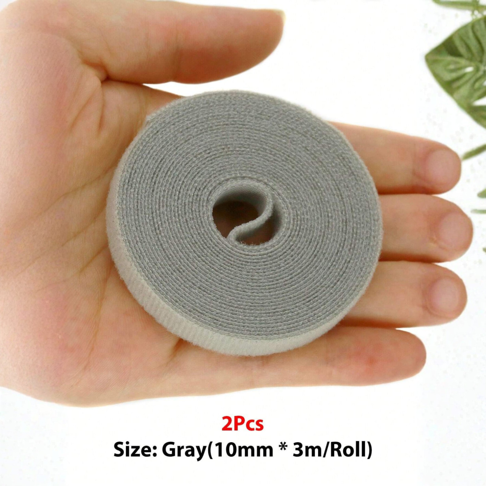 1-5m Reusable Hook and Loop Cable Tie Adjustable Cable Organizer Tape Cord Wrap