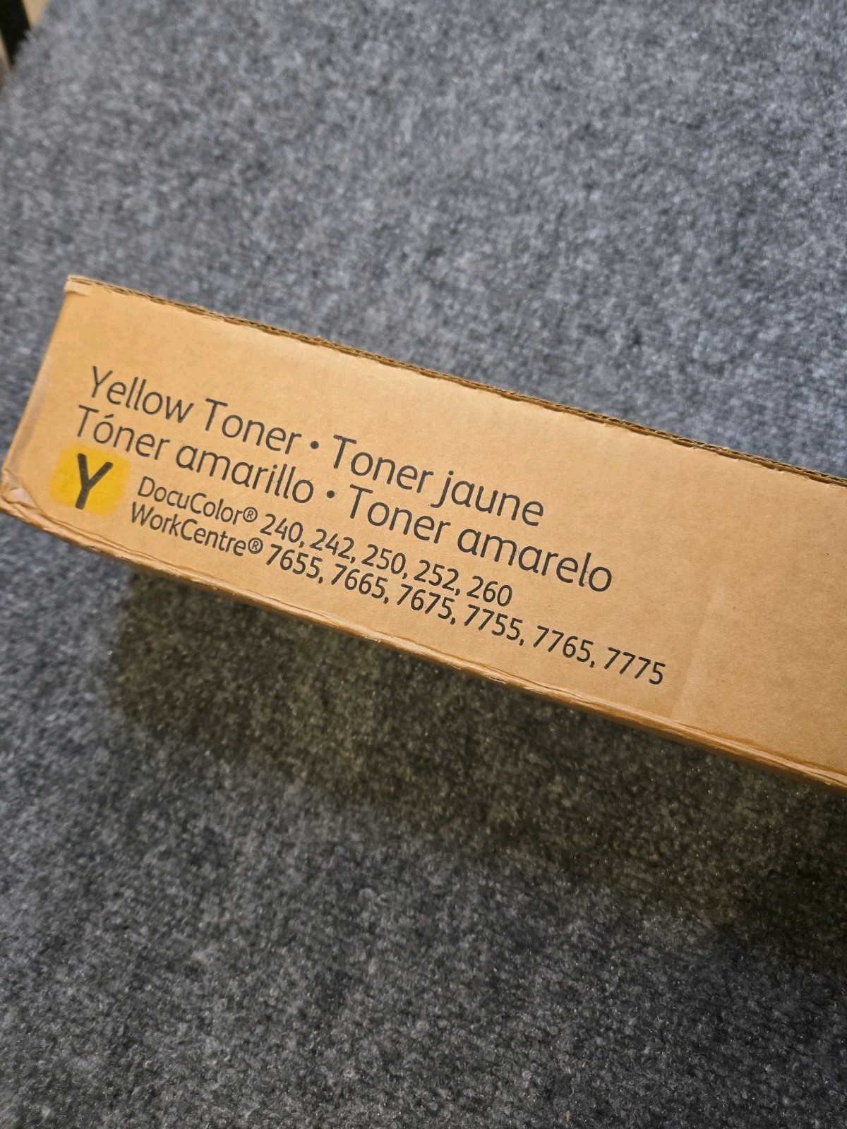 XEROX YELLOW TONER 006R01220 DocuColor 240 242 250 252 260 WorkCentre 7655 7665