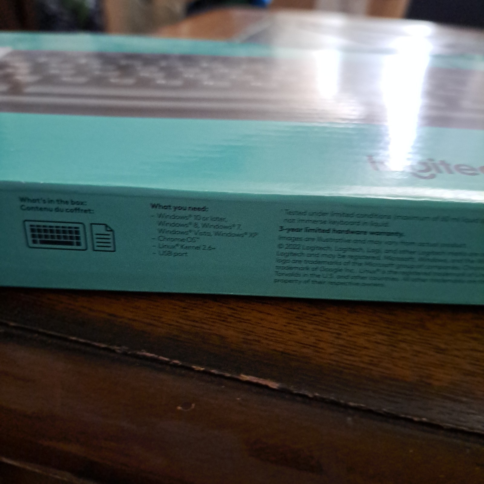 Logitech K120 USB Plug and Play USB Keyboard Laptop Desktop-NEW/in Box.