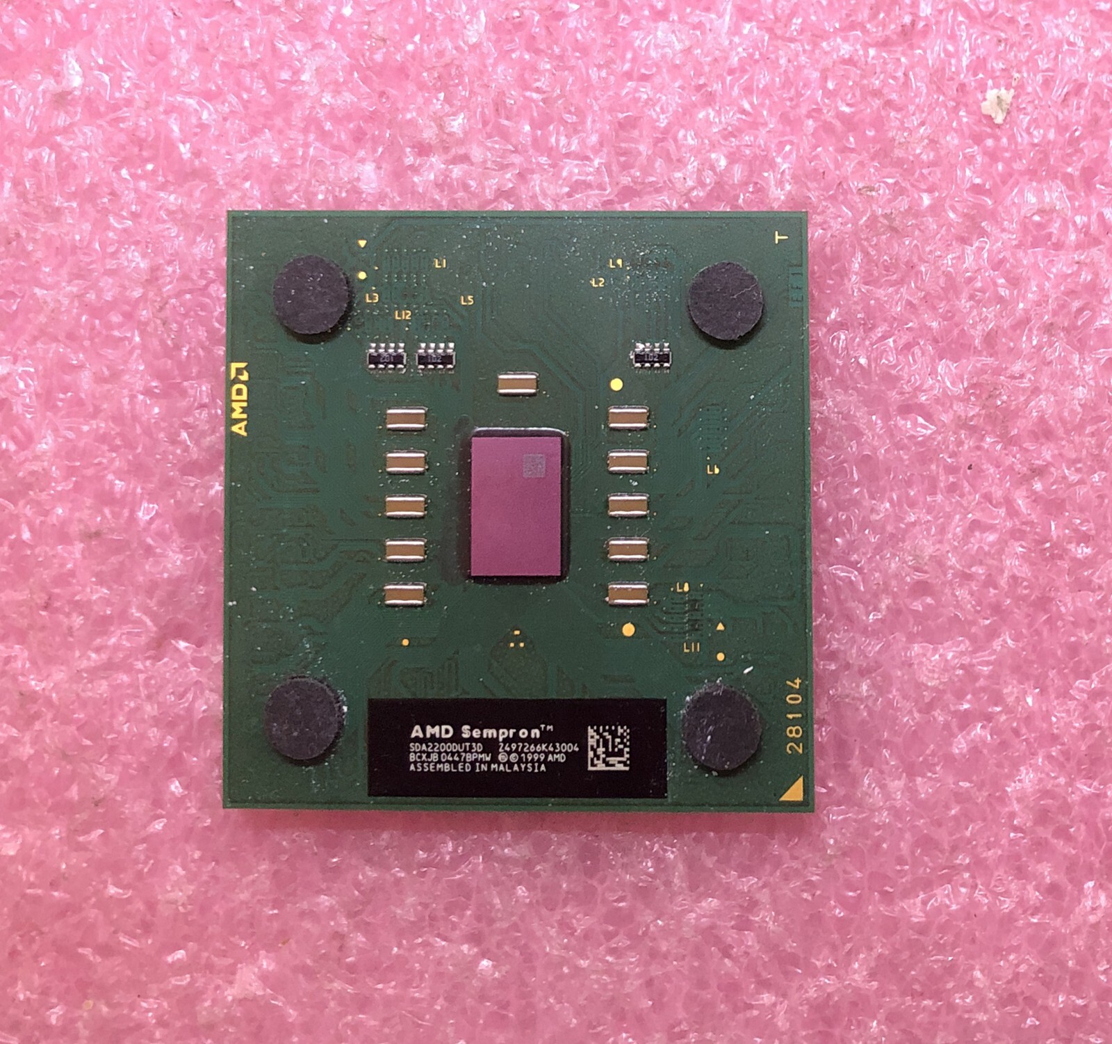 AMD SEMPRON 2200+ – SDA2200DUT3D – SOCKET A/462 – 1.5 GHZ CPU – 333MHZ BUS