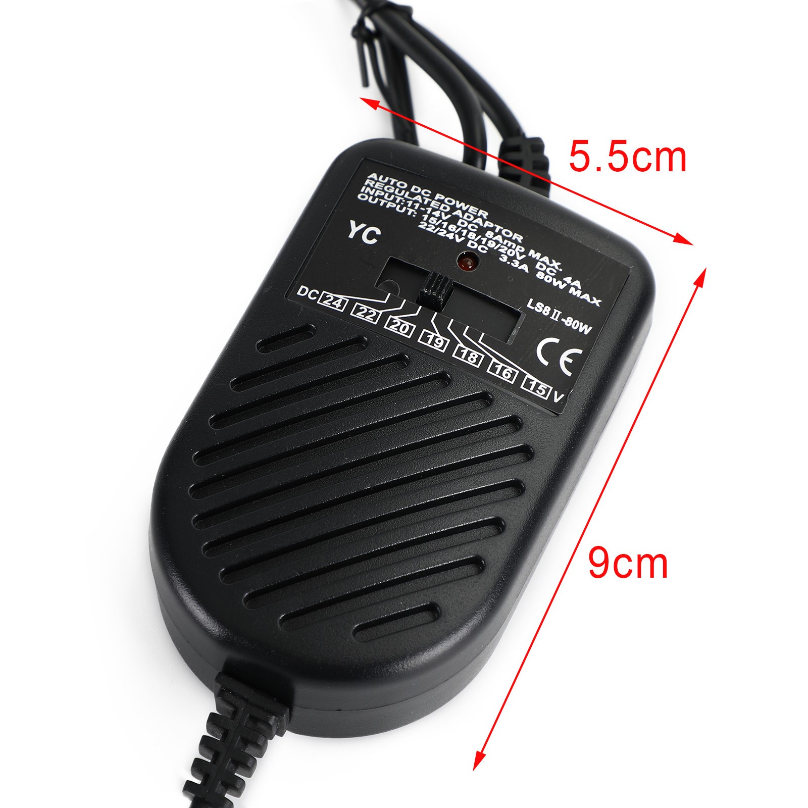 Car Laptop Notebook 12V 80W Univ Power Supply With Universal 34 Tips 12V 80W USA