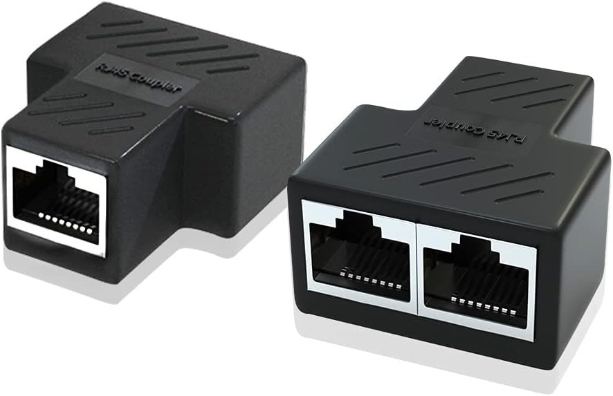NEW RJ45 Splitter Adapter 1 to 2/3 Ways CAT 7 6 5 LAN Ethernet Cable Connector