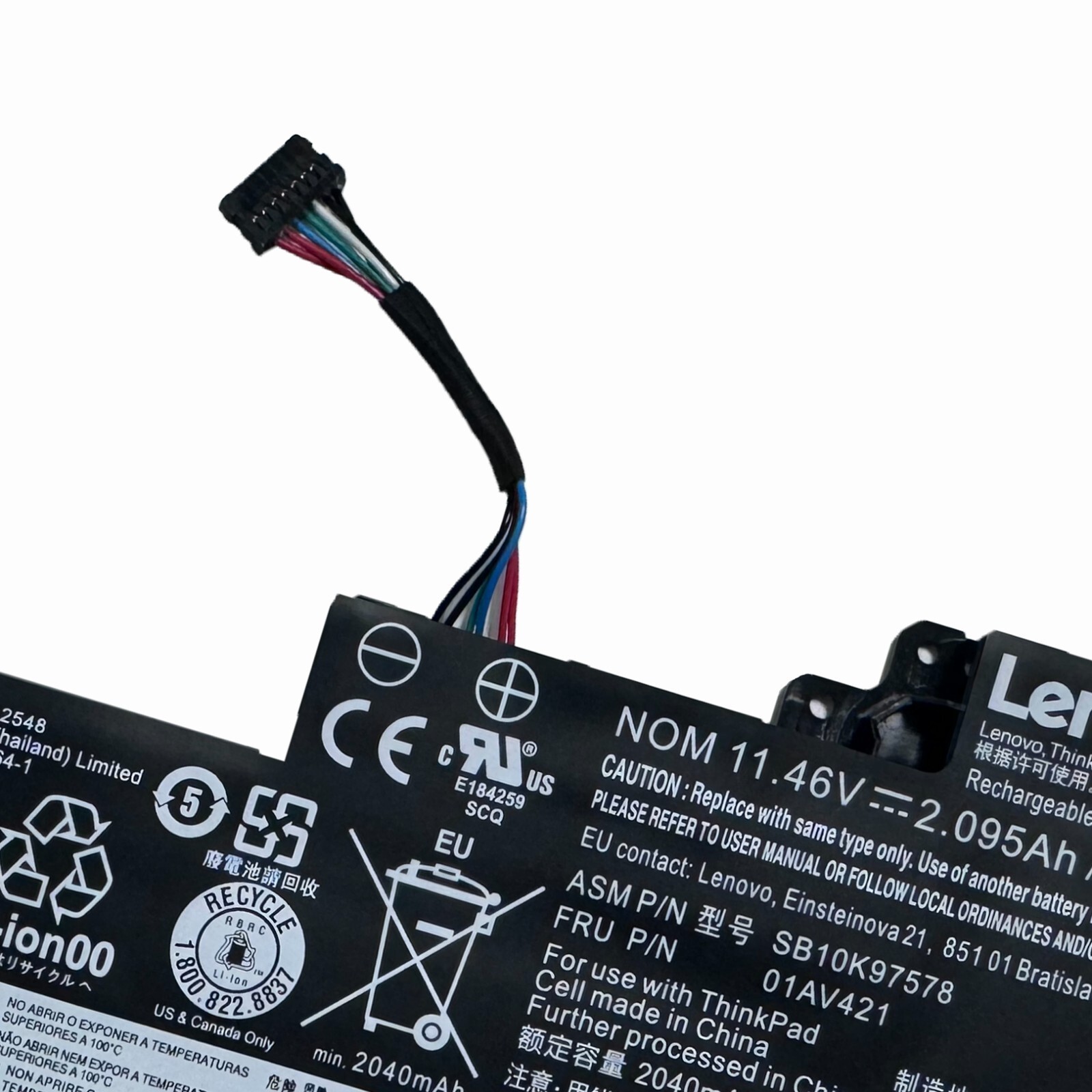 OEM Genuine 24WH 01AV421 01AV489 Internal Battery For Lenovo ThinkPad T470 T480
