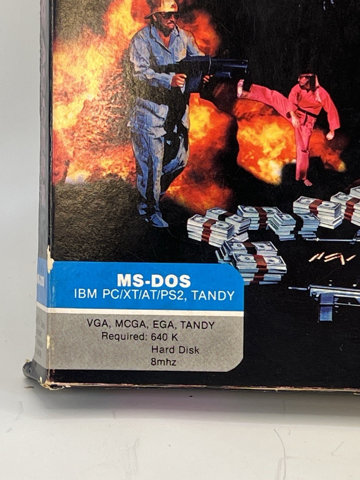 Crime Wave IBM PC MS-DOS Big Box 8 x 5.25” Floppy Disks Access Software CIB