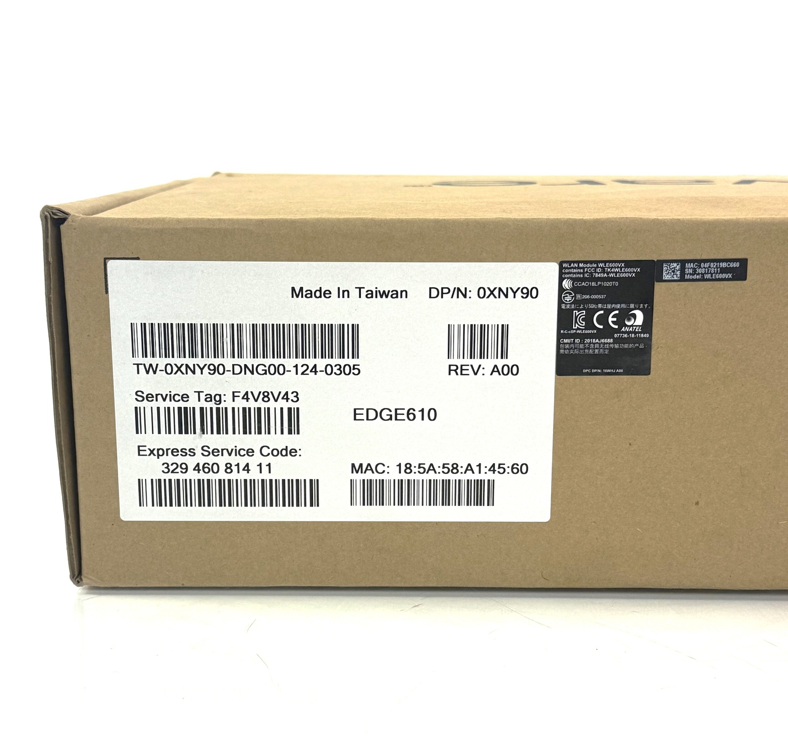 Dell EMC VMWare SD-WAN Edge 610 Network Accelerator Switch – E24W XNY90 E42W001
