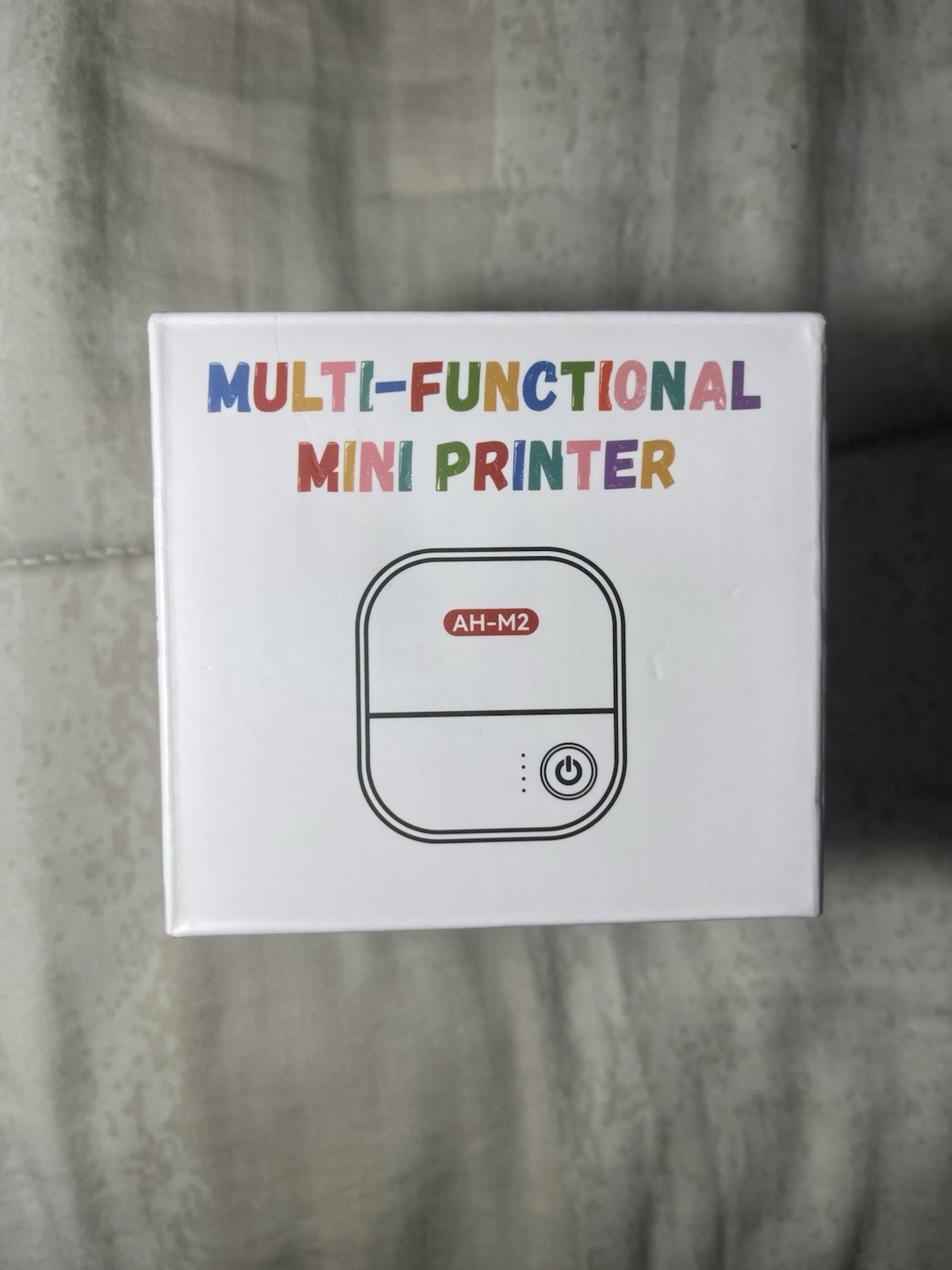Multi Functional Mini Printer Blue Tooth with 3 rolls of paper