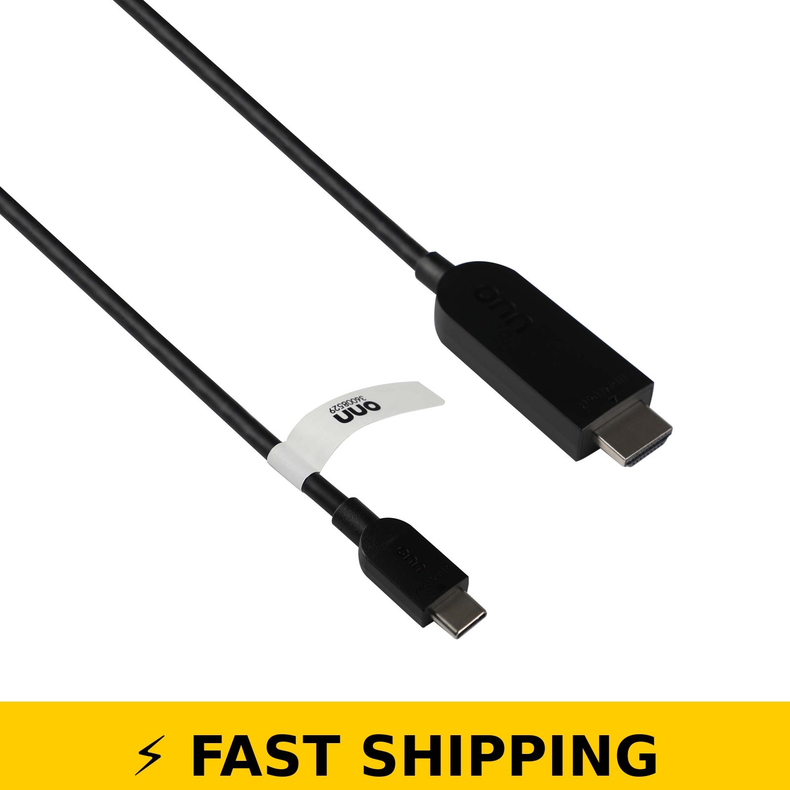 onn. USB-C to HDMI Cable 6ft 4K Output for Laptop Tablet Phone