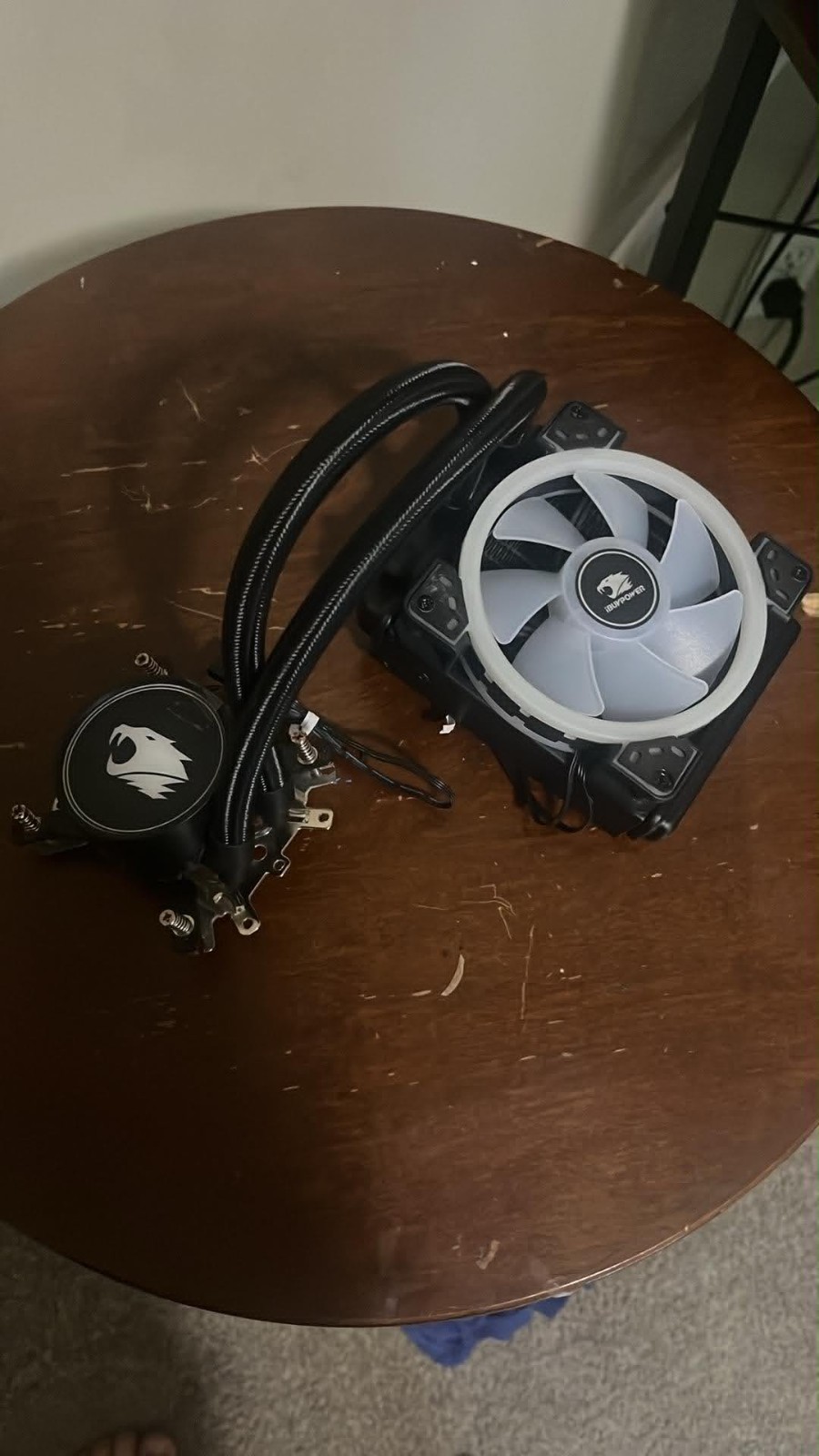 iBUYPOWER 120mm RGB AIO Liquid CPU Cooler + 3 RGB Case Fans + 1 Rear Fan