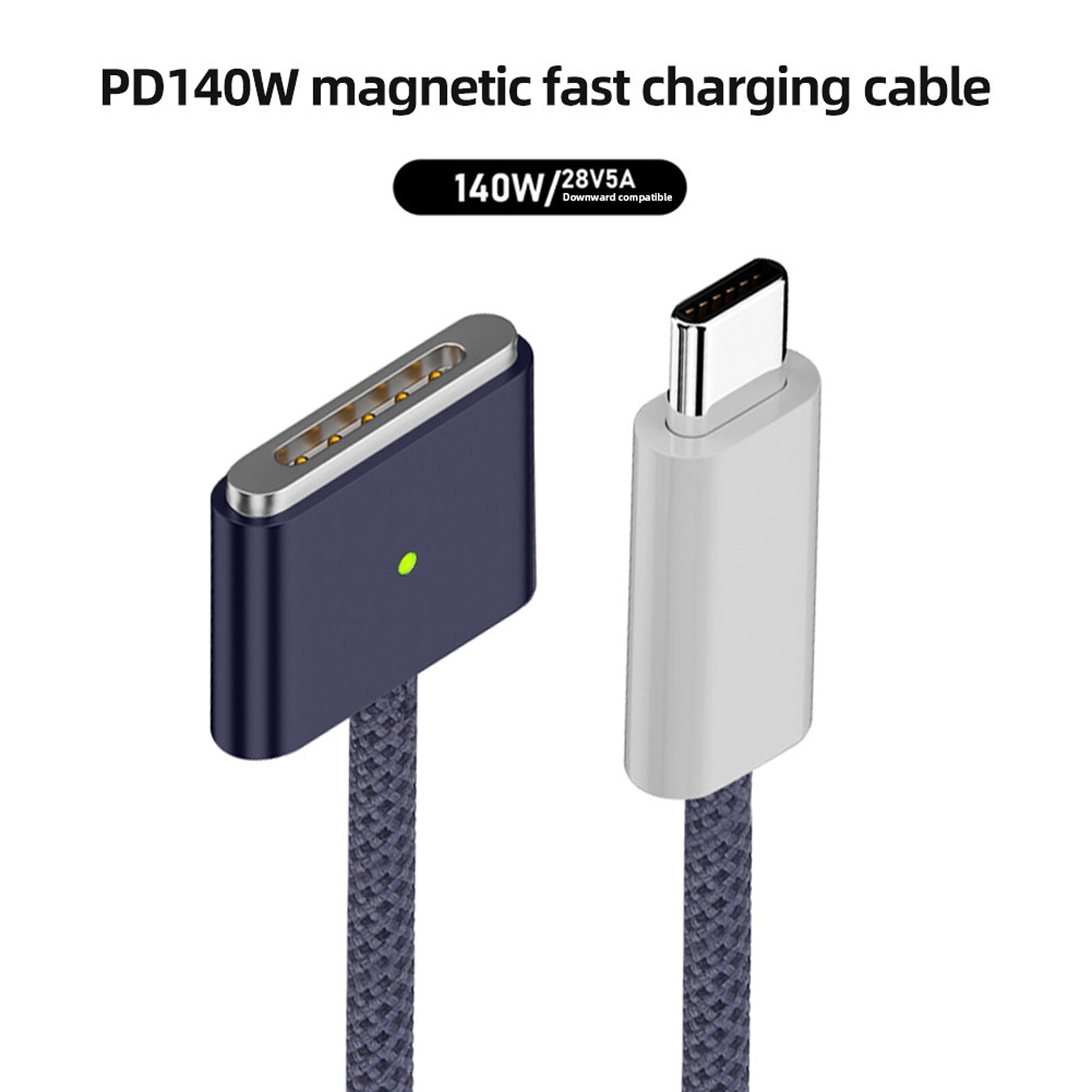 For Apple USB-C to MagSafe 3 Cable (2 m) – Midnight MacBook Pro 14 inch 16inch