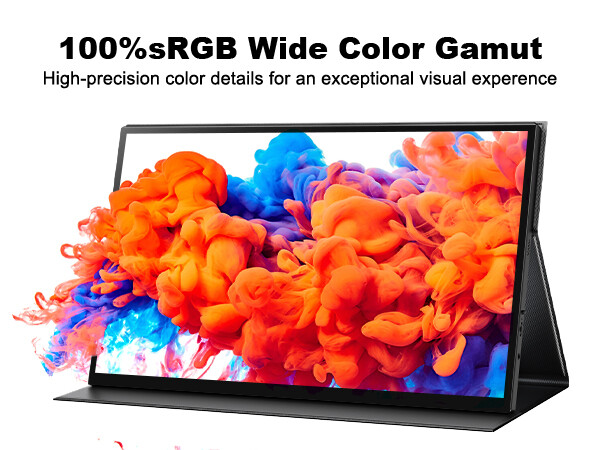 UPERFECT 18.5” Portable Monitor Touchscreen | 120HZ 1ms Gaming Monitor FreeSync