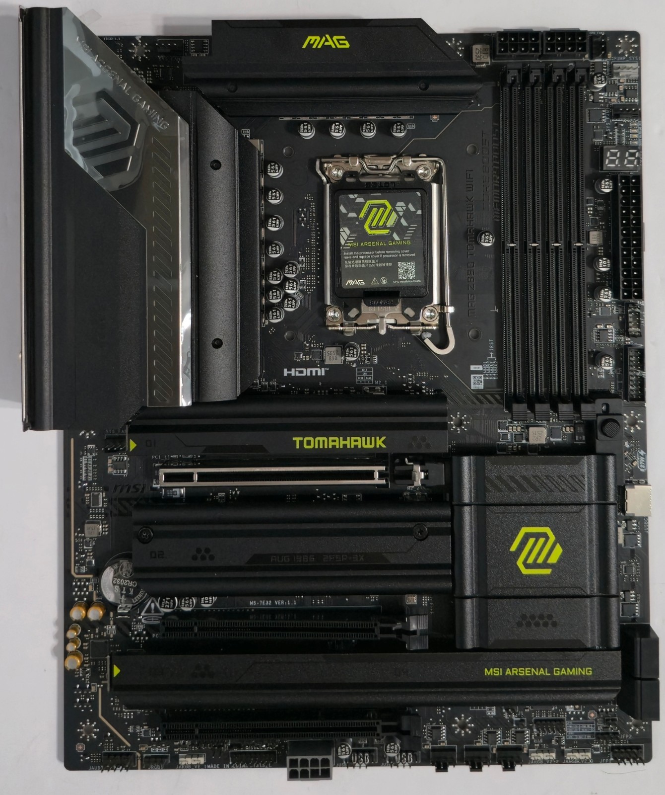 MSI MAG Z890 TOMAHAWK WIFI LGA 1851 Intel Z890 SATA 6Gb/s ATX Motherboard