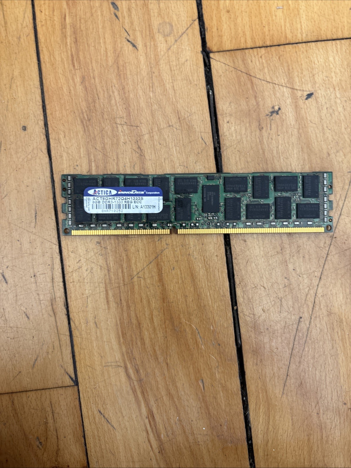Actica ACT8GHR72Q4H1333S 8GB PC-10600 2Rx4 DDR3 SDRAM ECC Memory Module