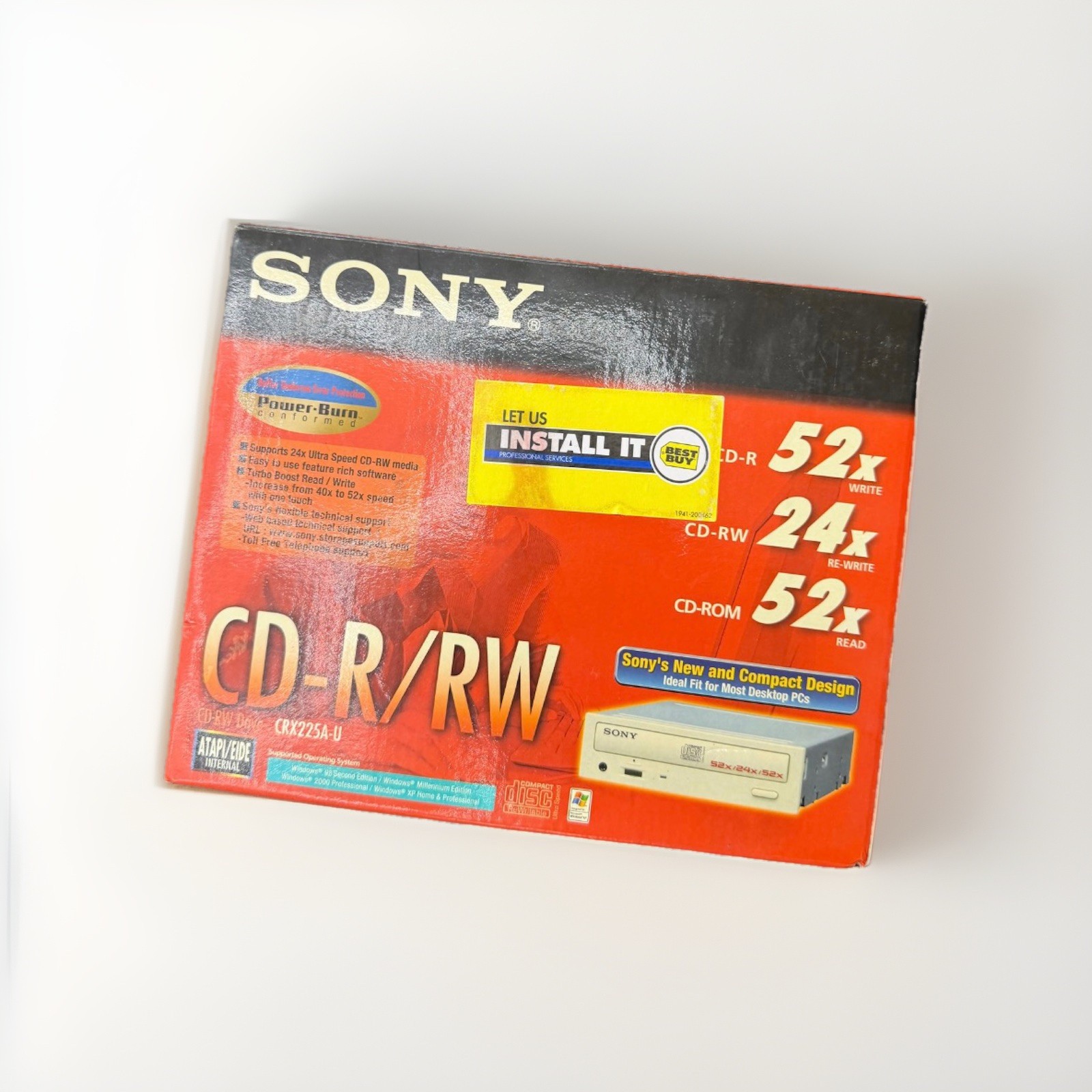 Sony CD-R/RW internal CD Recorder Writer Drive 52x 24x 52x CRX220A1
