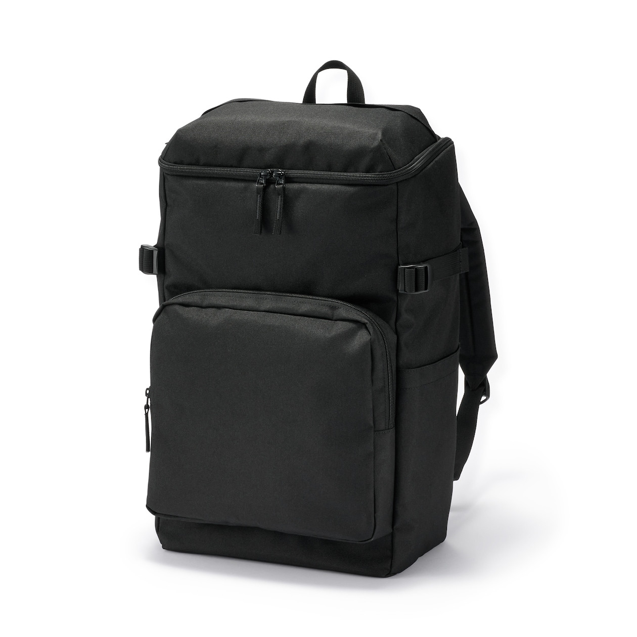 MUJI 28L Black Water Resistant Backpack with Laptop Pocket 19x11x7in