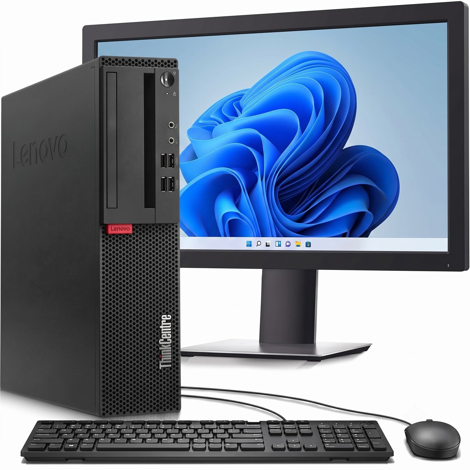 Lenovo M910S SFF Desktop PC i5-6500 32GB 1TB SSD 24″ LED Win 11 Pro WiFi