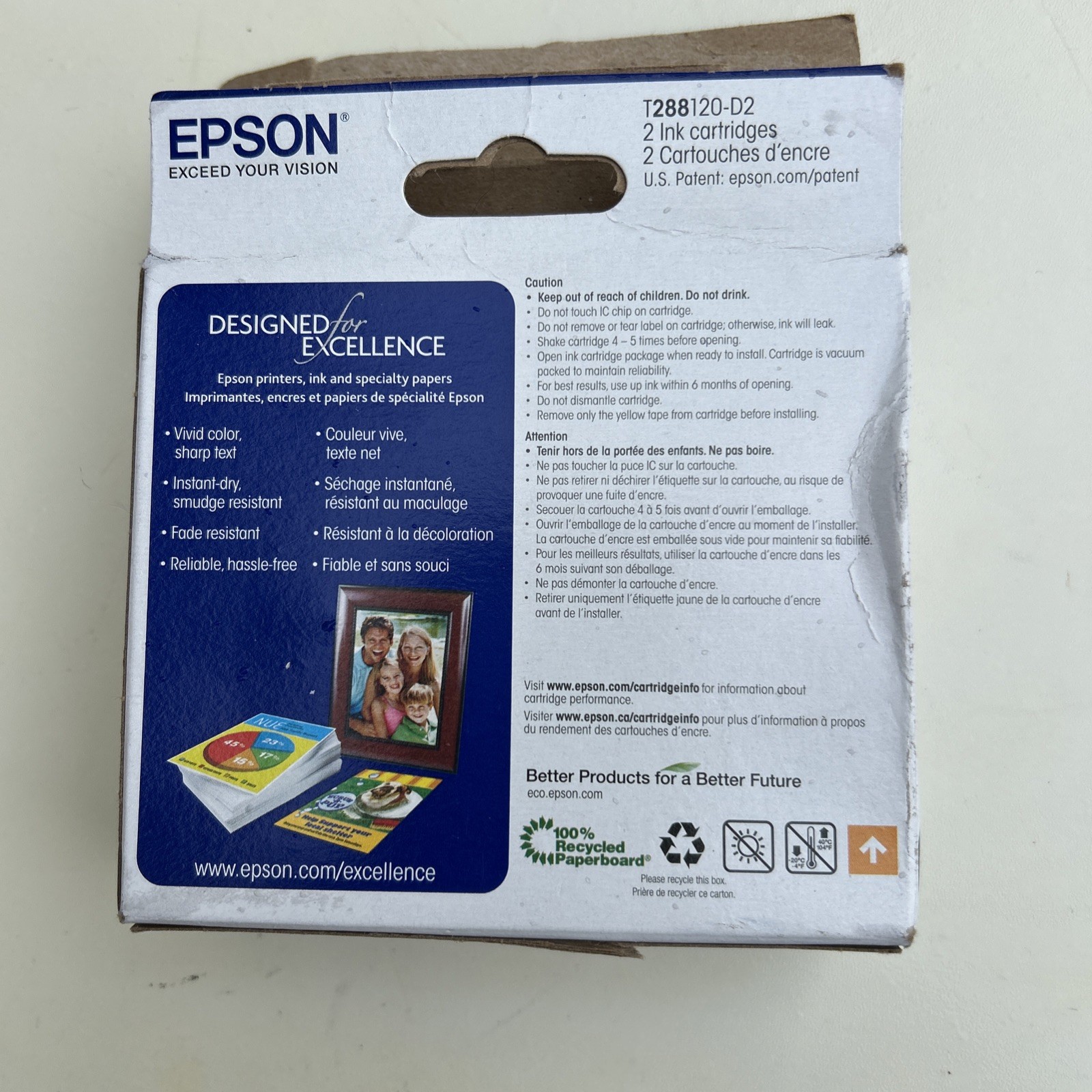 Epson 288 Ink Cartridge – Black (T288120-D2) EXP 05/2024 Sealed